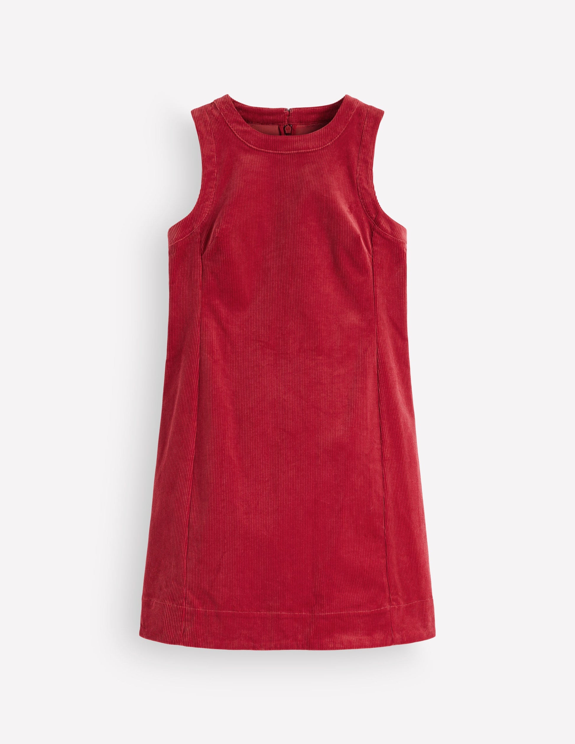 Lou Cord Shift Dress-Crimson Red-6