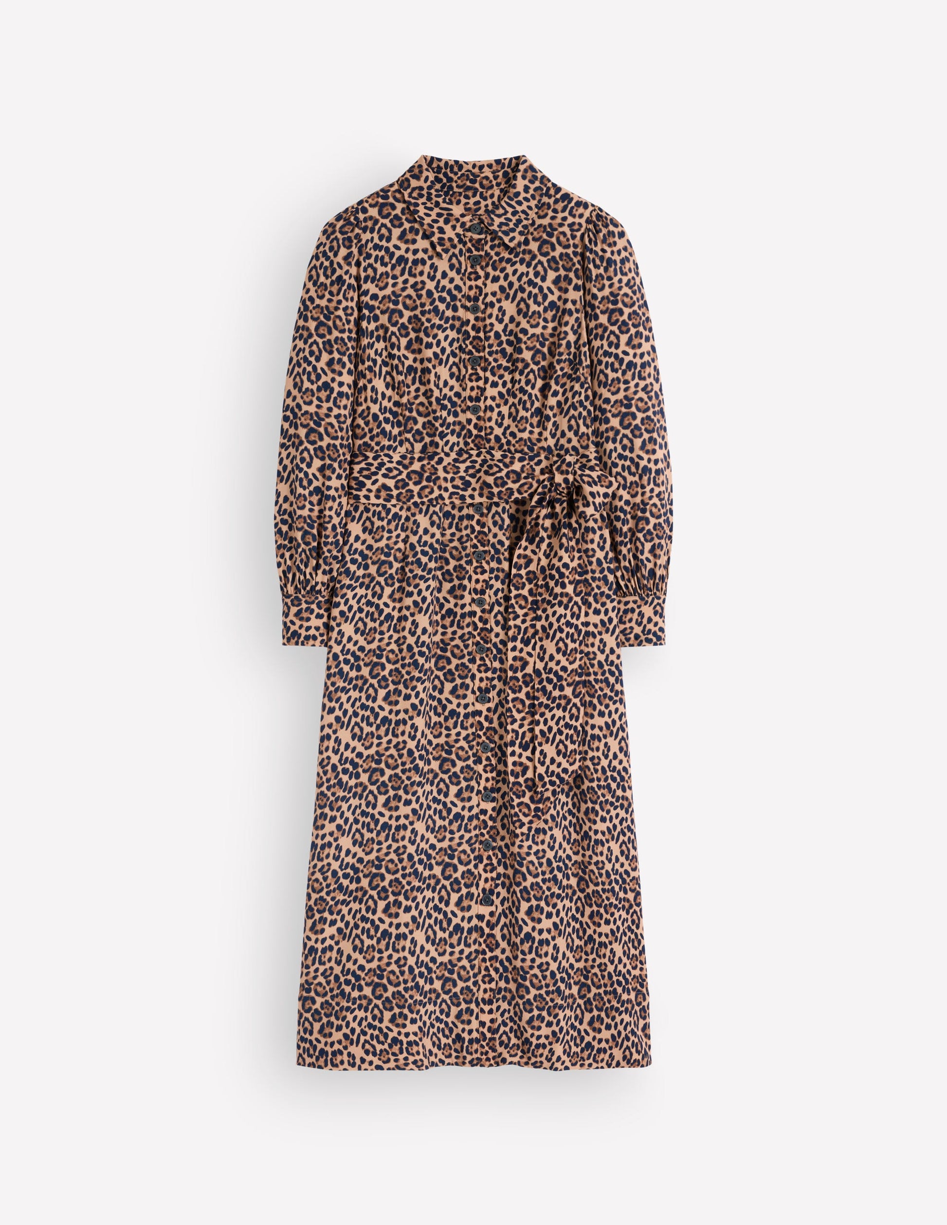Maeve Occasion Shirt Dress-Animal Print-5