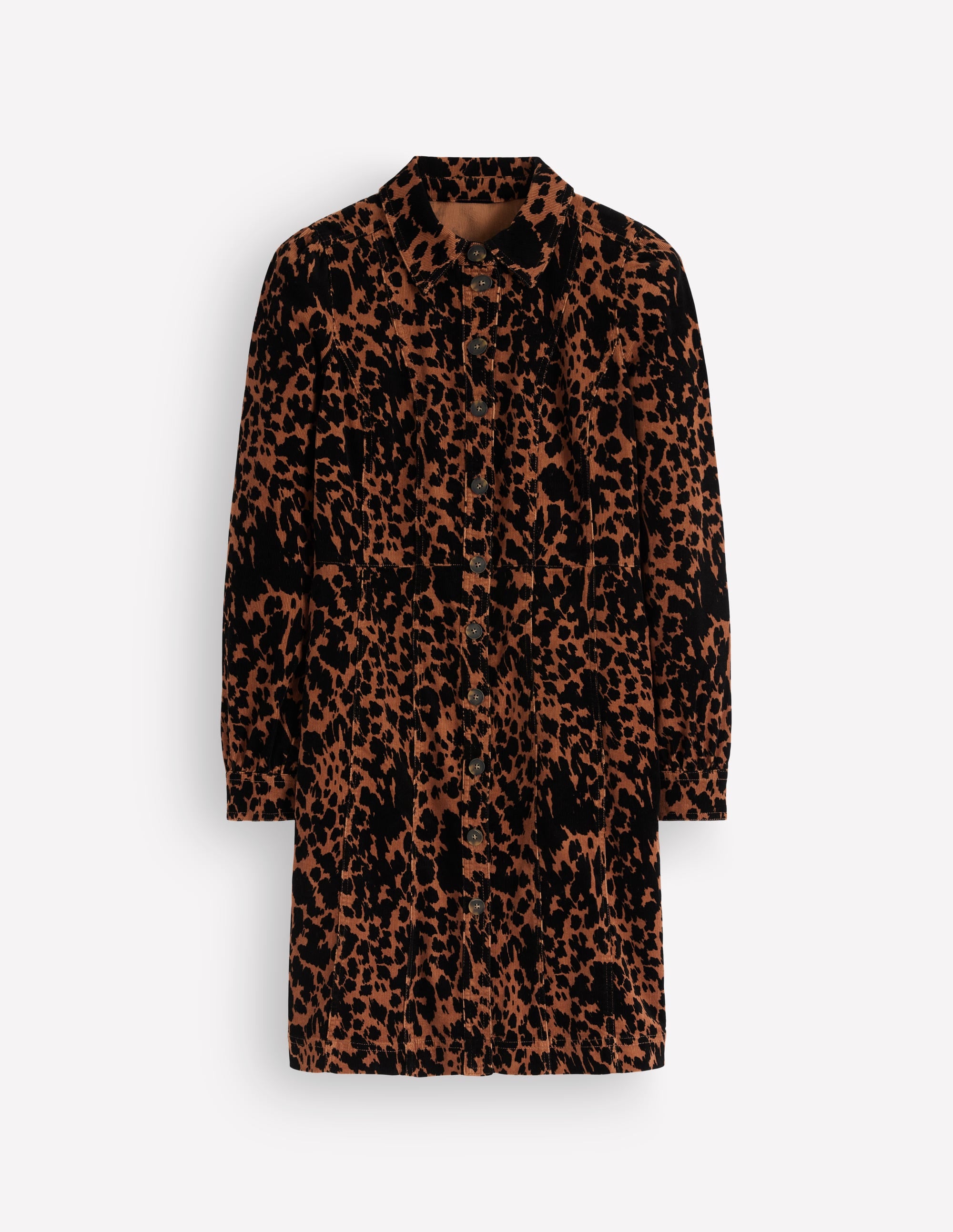 Rhoda Cord Short Dress-Ginger, Cow Fields - Image 5