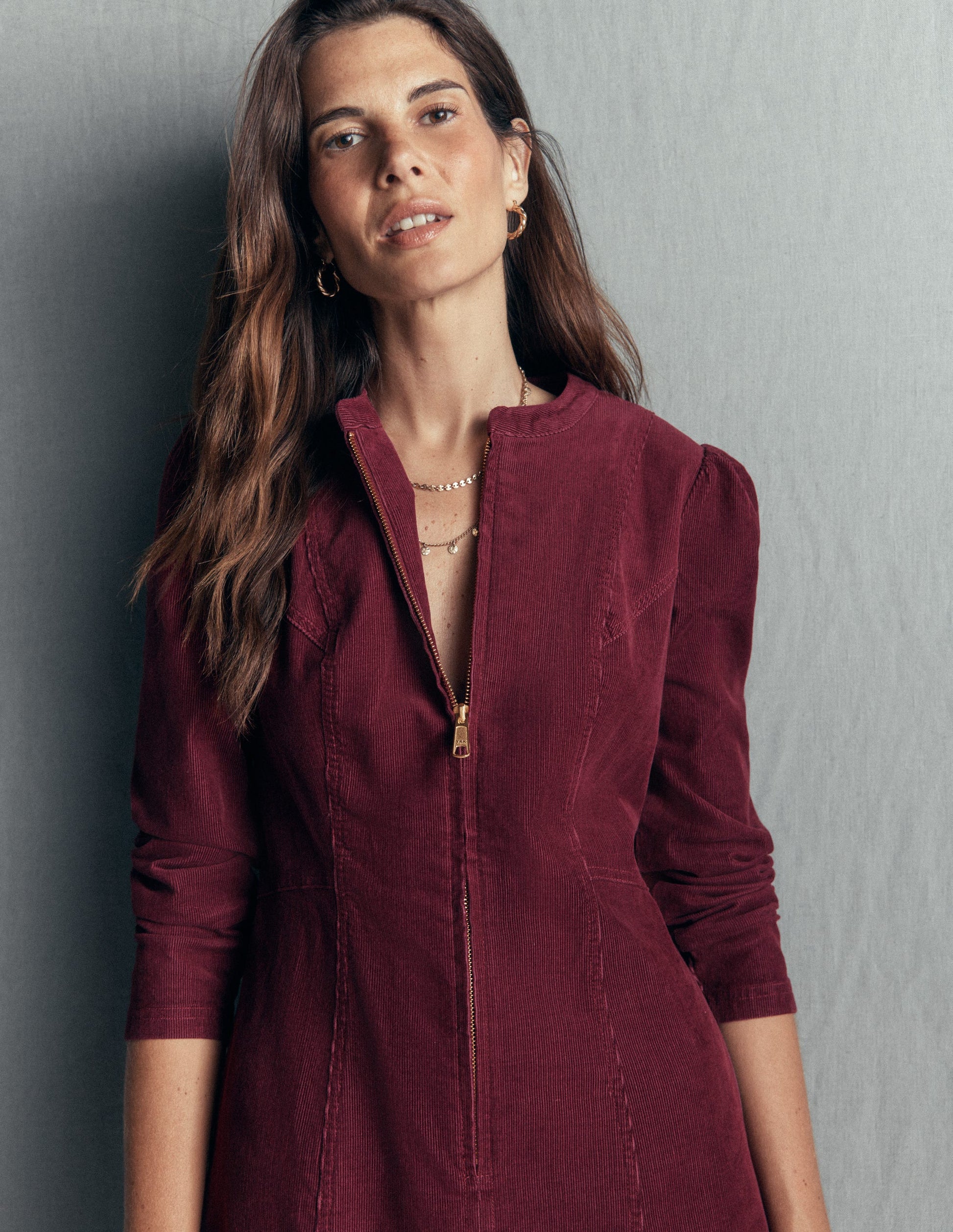 Una Cord Midi Dress-Purple Potion-4