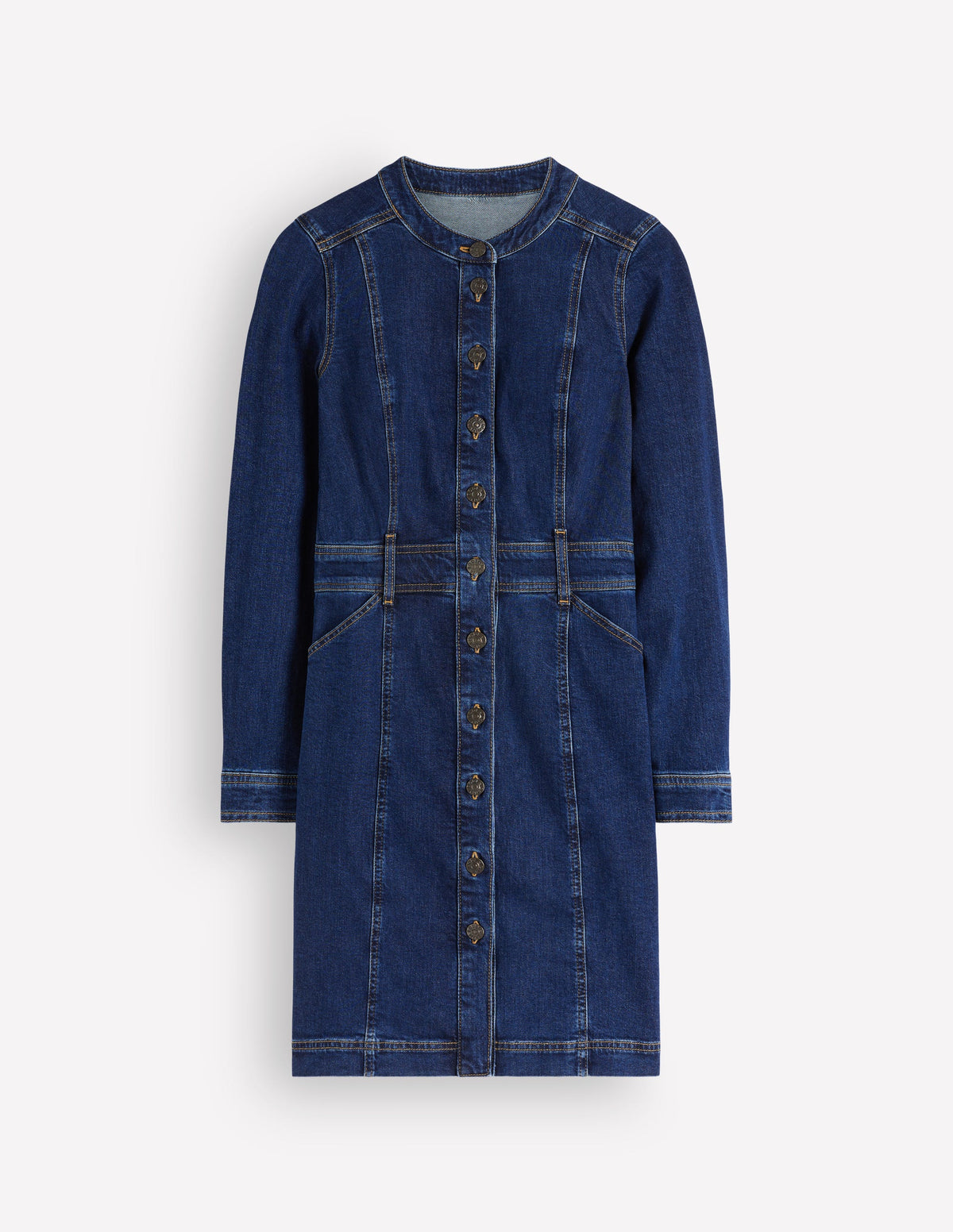 Zara Denim Short Dress-Dark Vintage-6