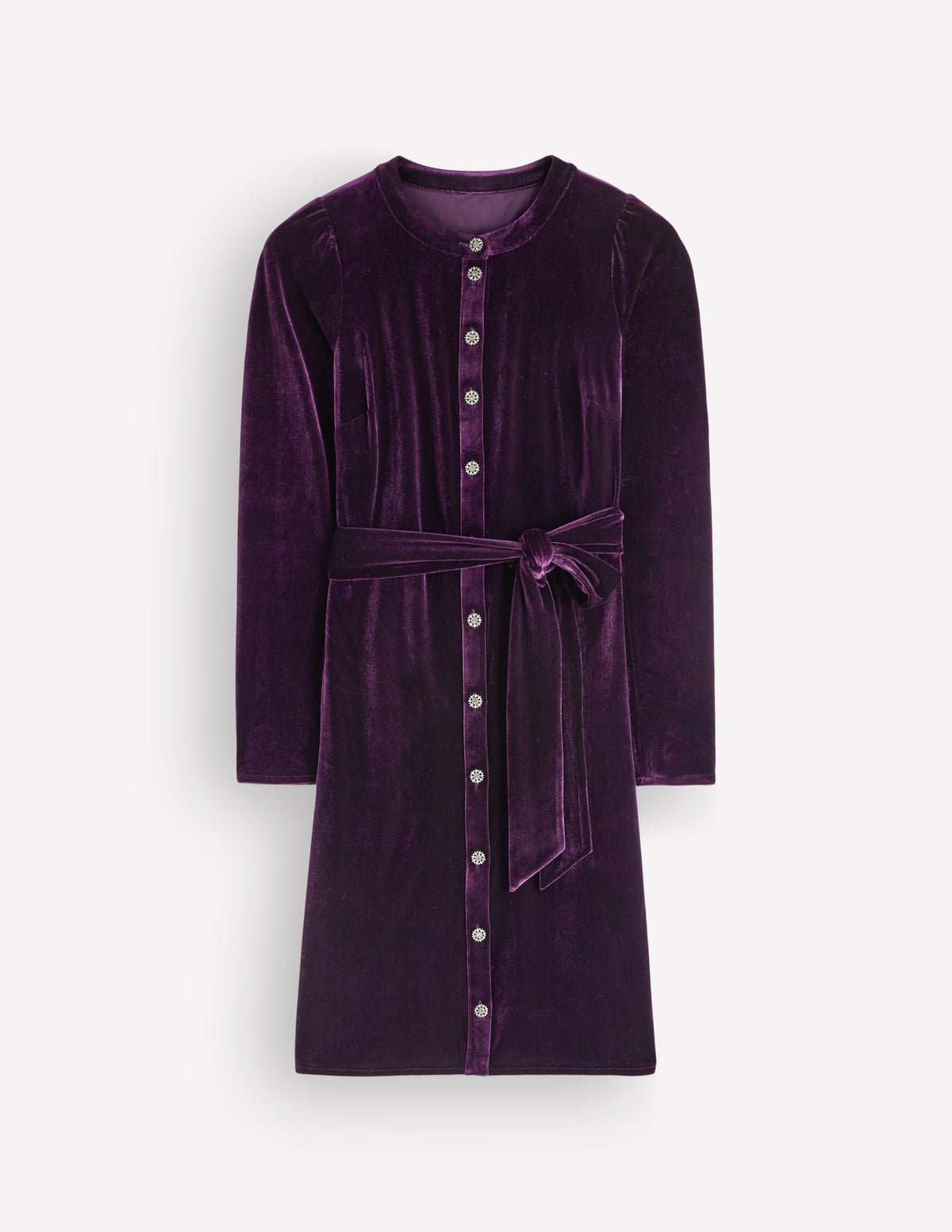Honor Short Velvet Dress-Nightshade-6