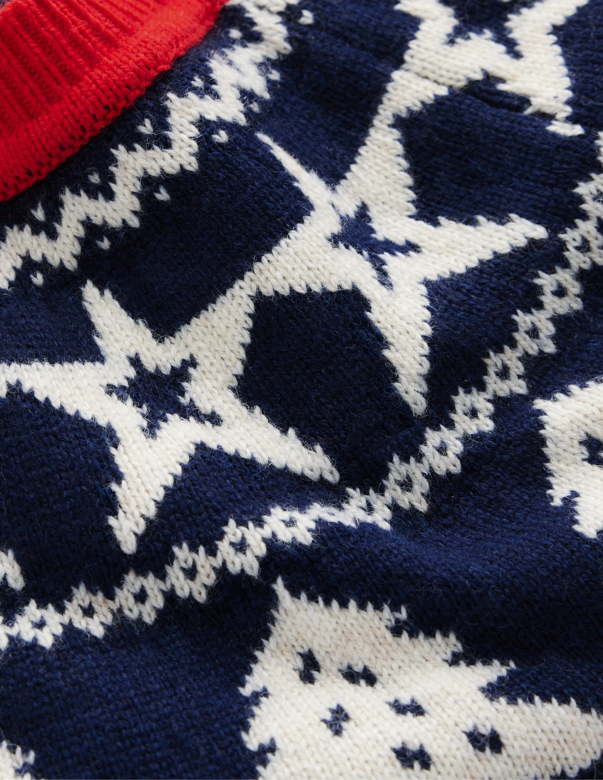 Edie Fair Isle Sweater-Navy reindeer - Image 7