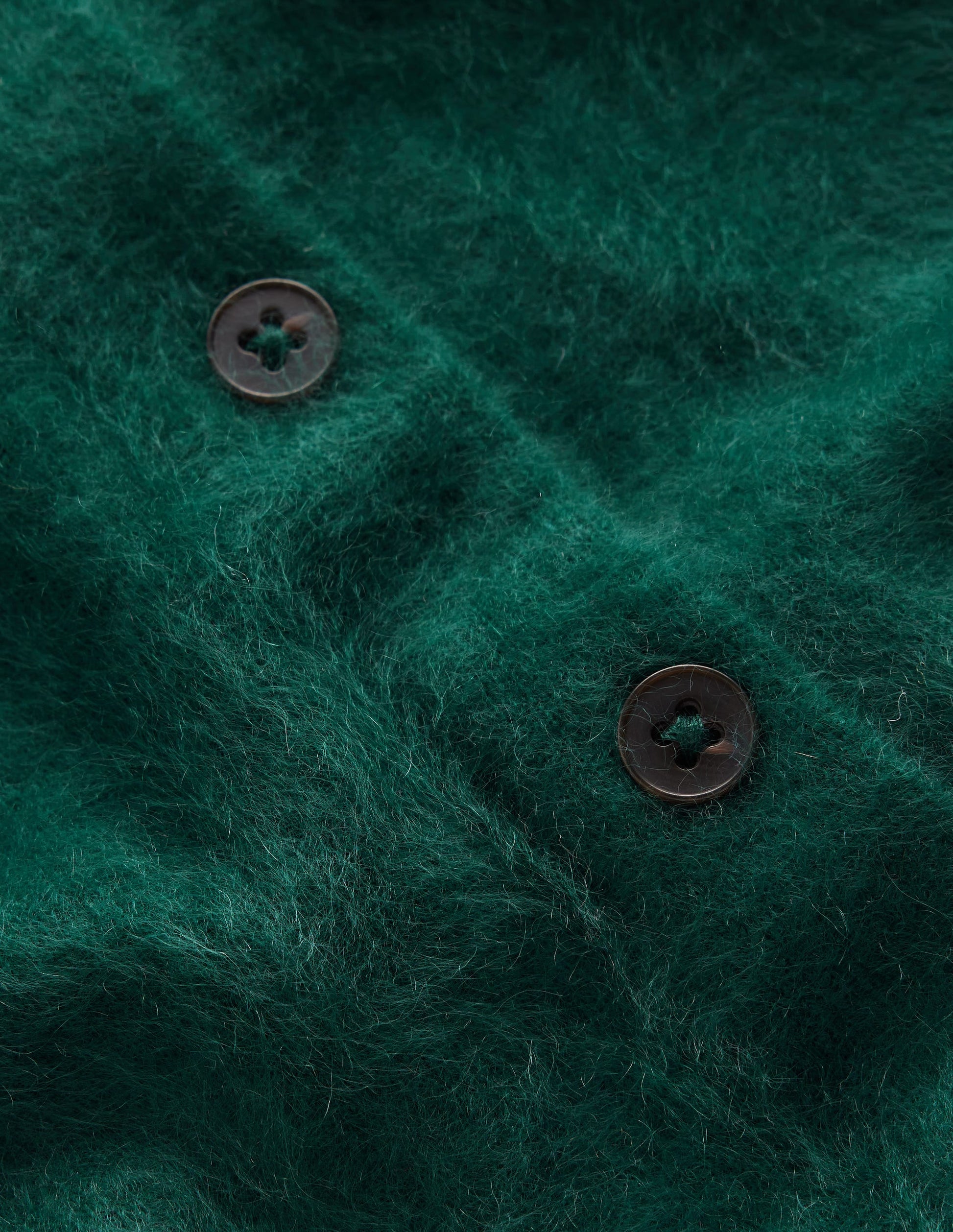 Kat Brushed Cashmere Cardigan-Midnight Teal-6