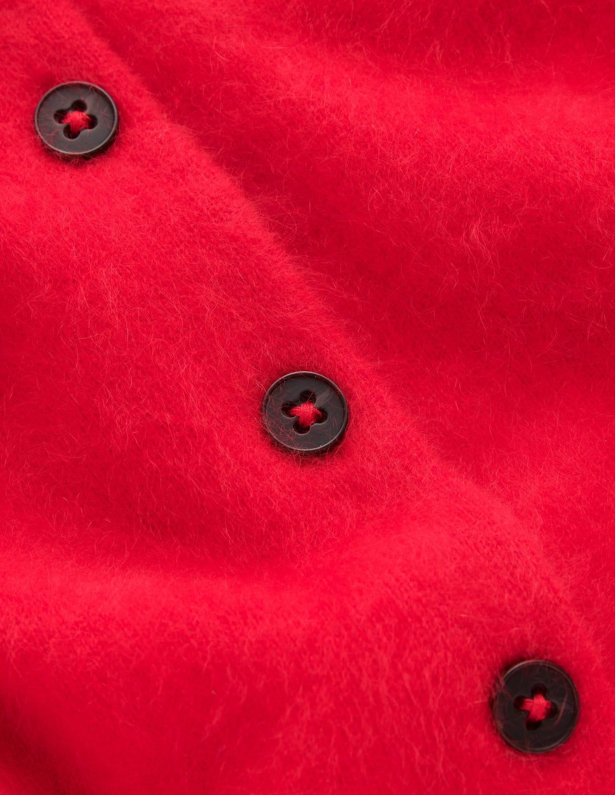 Kat Brushed Cashmere Cardigan-Poppy Red-7