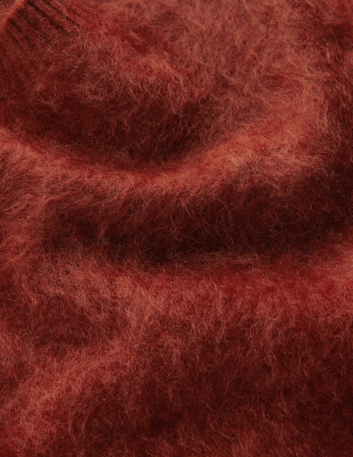 Kat Brushed Cashmere Sweater-Burnt Orange - Image 6