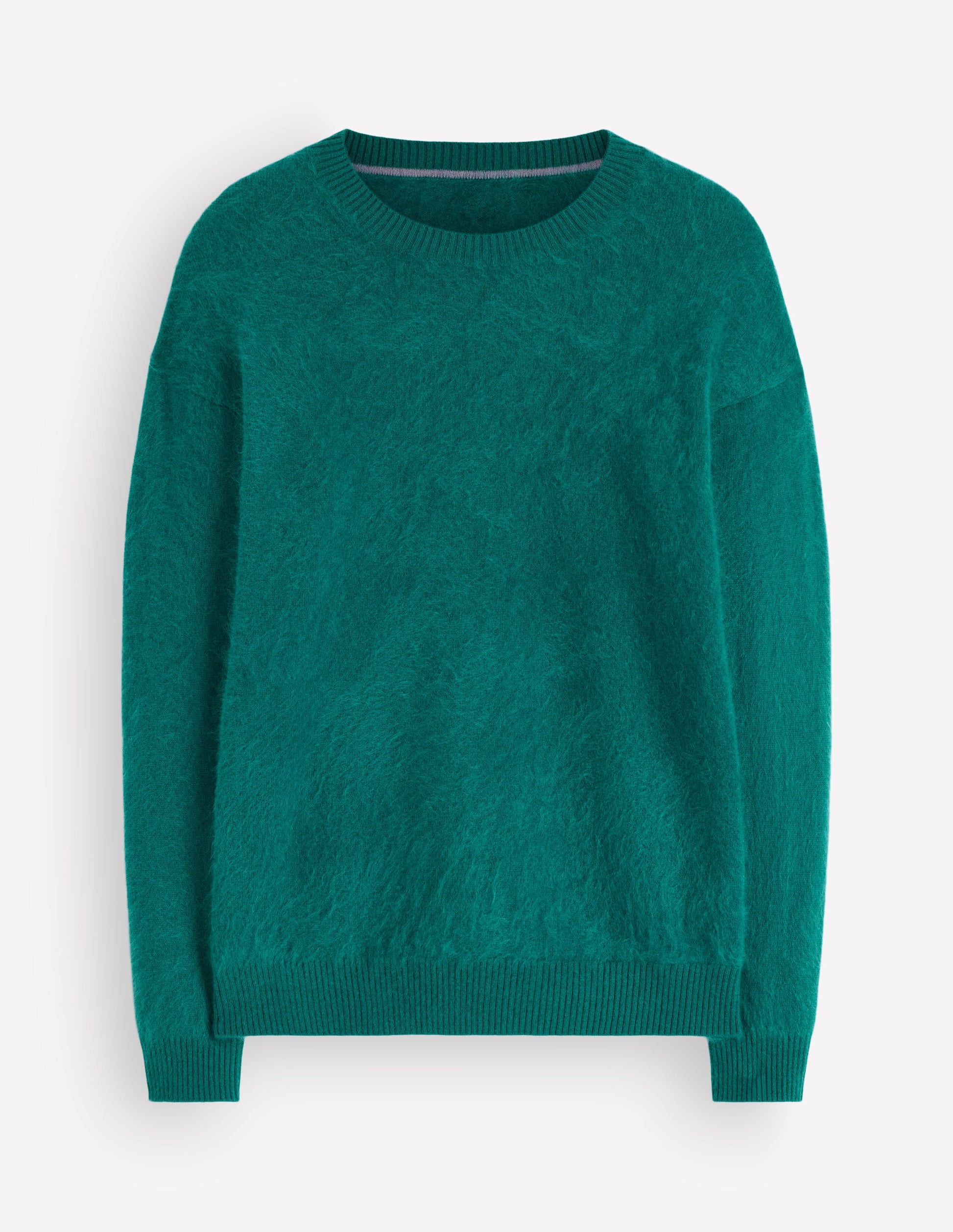 Kat Brushed Cashmere Sweater-Deep Sea Depths-5
