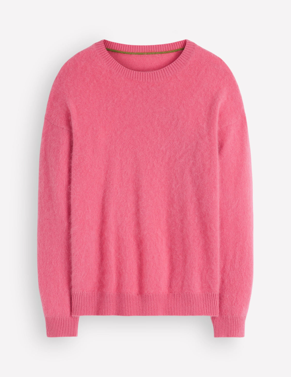 Kat Brushed Cashmere Sweater-Rose Pink - Image 7
