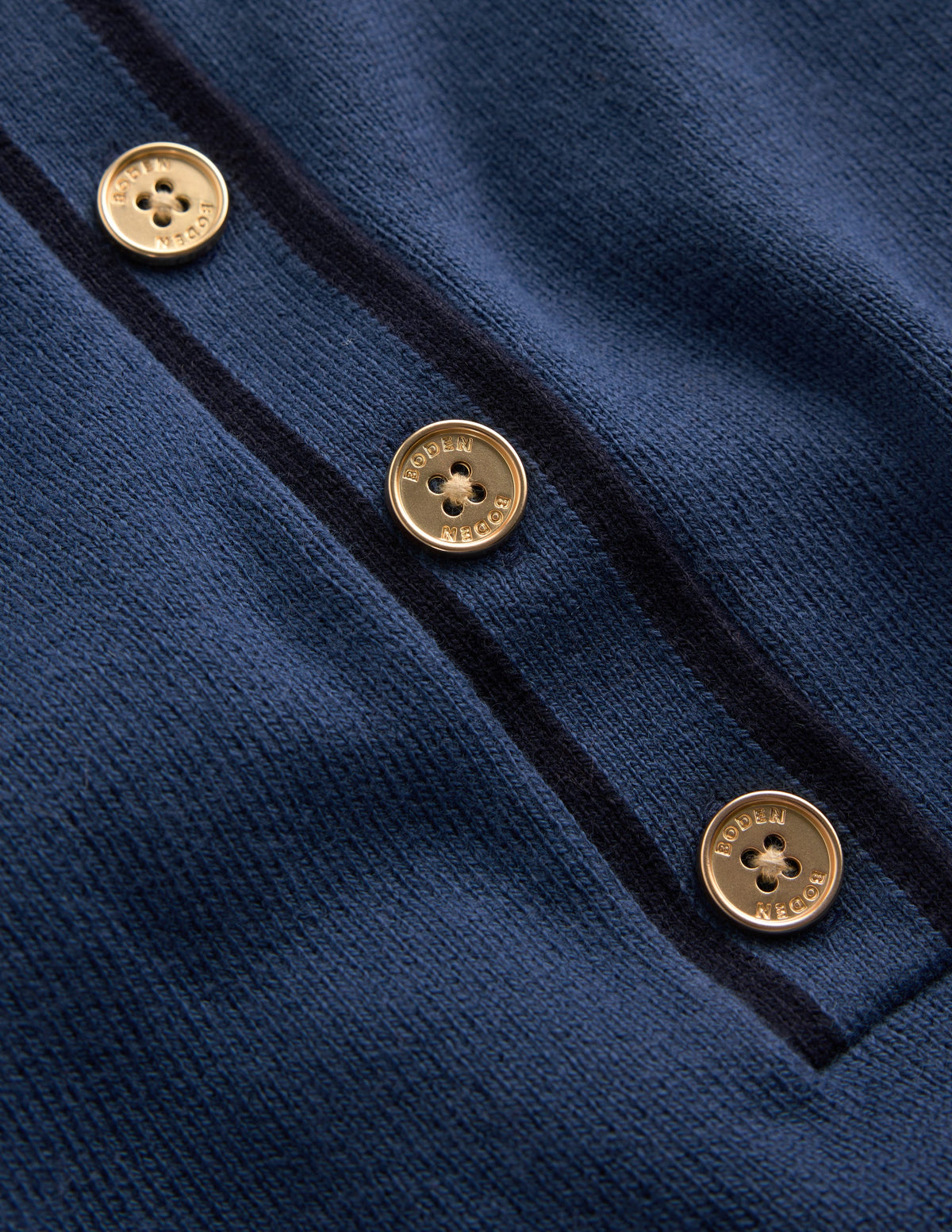 Liz Henley Sweater-Soft Indigo - Image 6