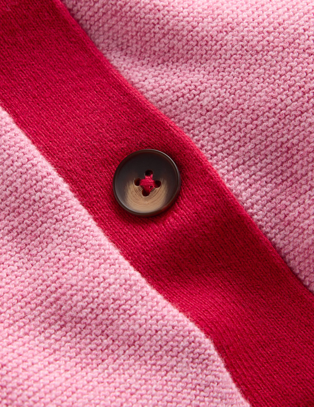 Grace Colour Block Cardigan-Peony Pink, Red-6