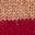 Elsie Cashmere Crew Cardigan-Poppy Red, Camel Stripe