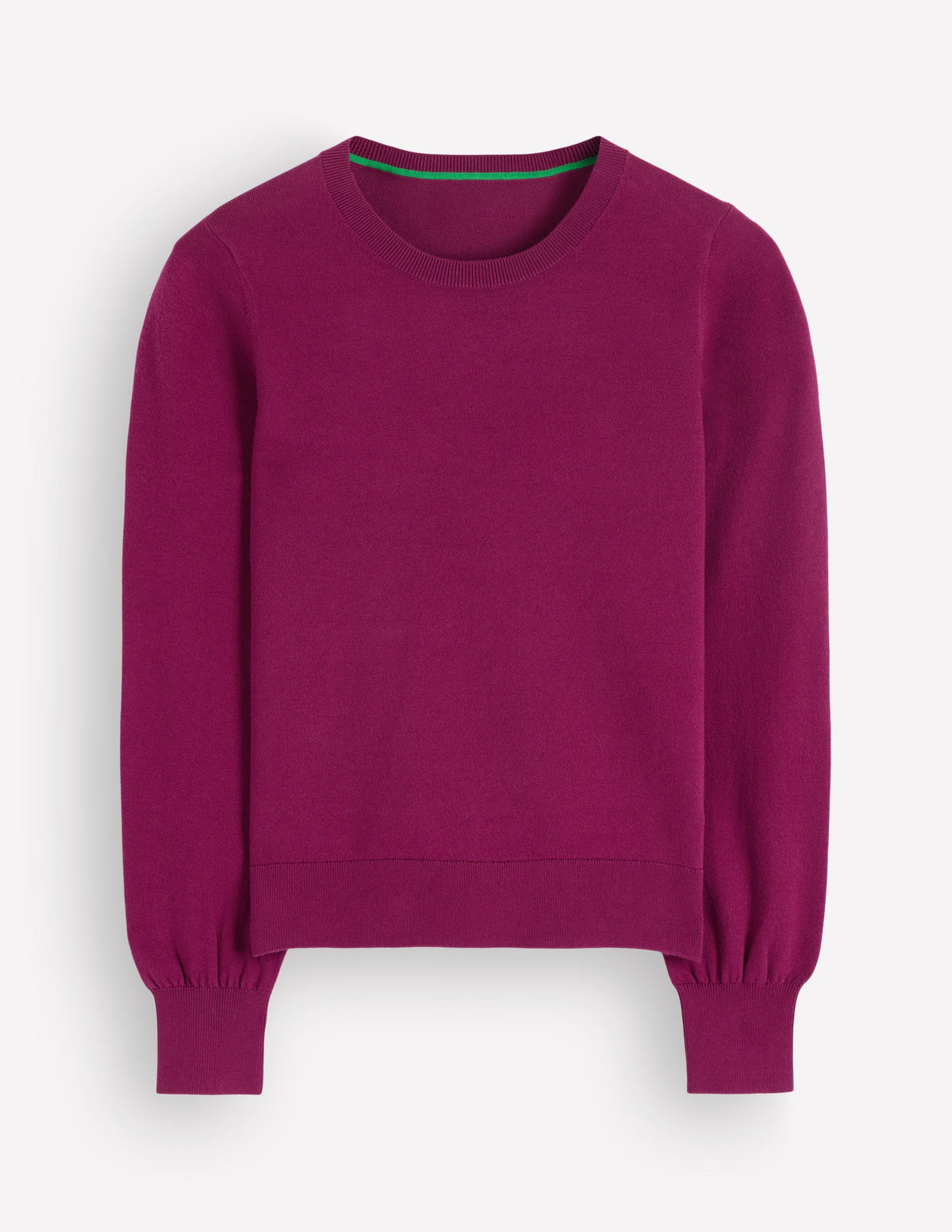 Camilla Cotton Crew Sweater-Potion purple - Image 5