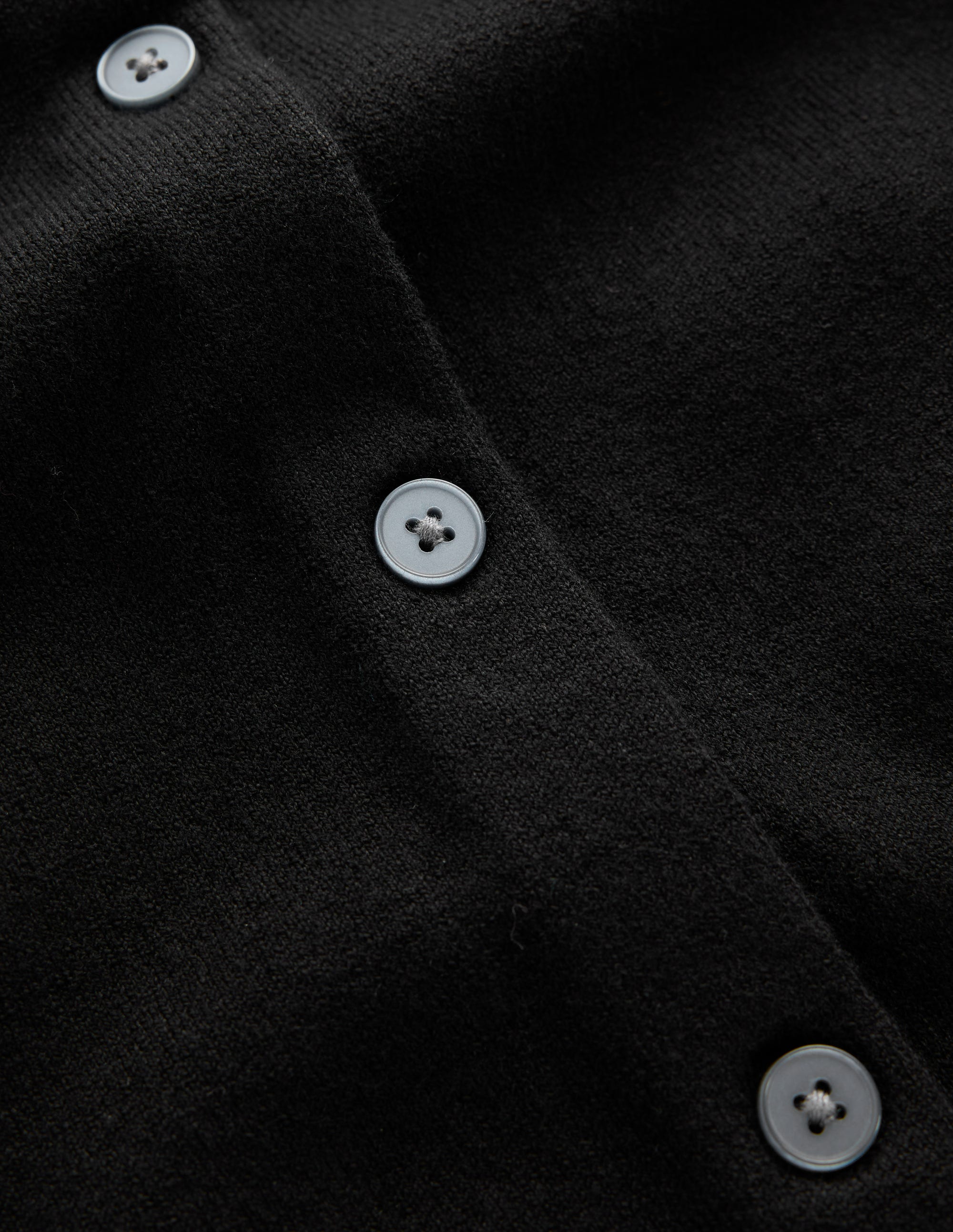 Camilla Cotton Crew Cardigan-Black - Image 6