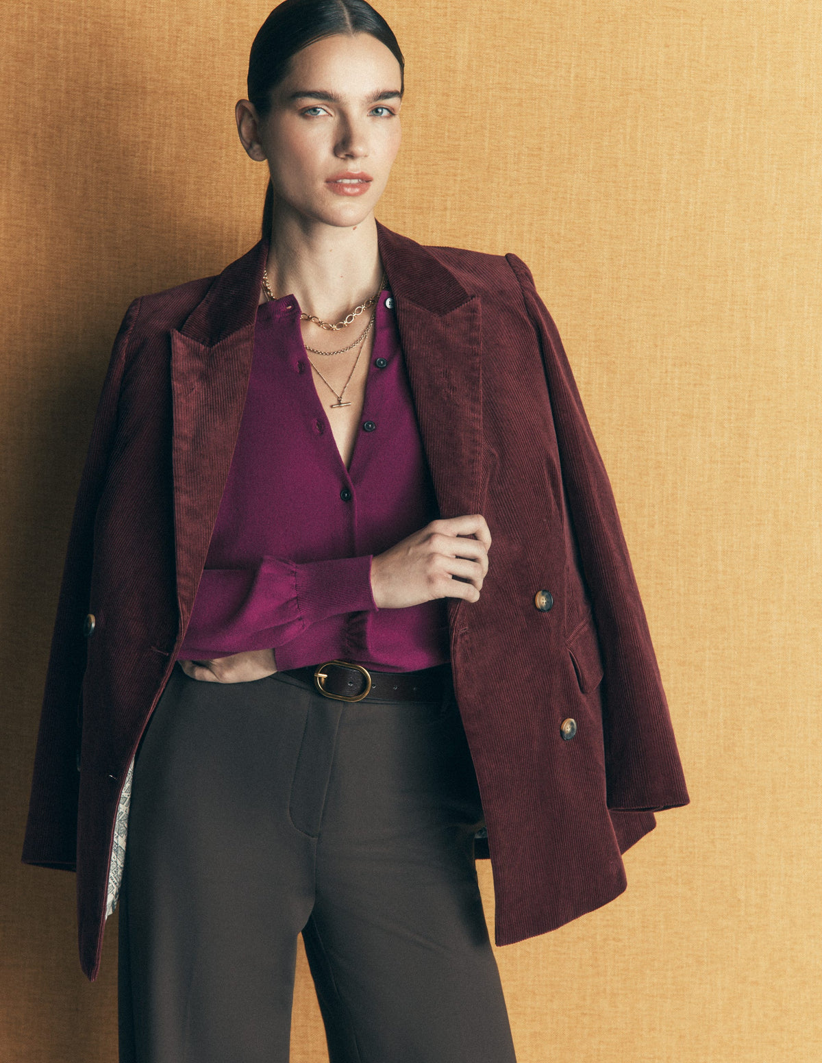 Camilla Cotton Crew Cardigan-Purple Potion-1