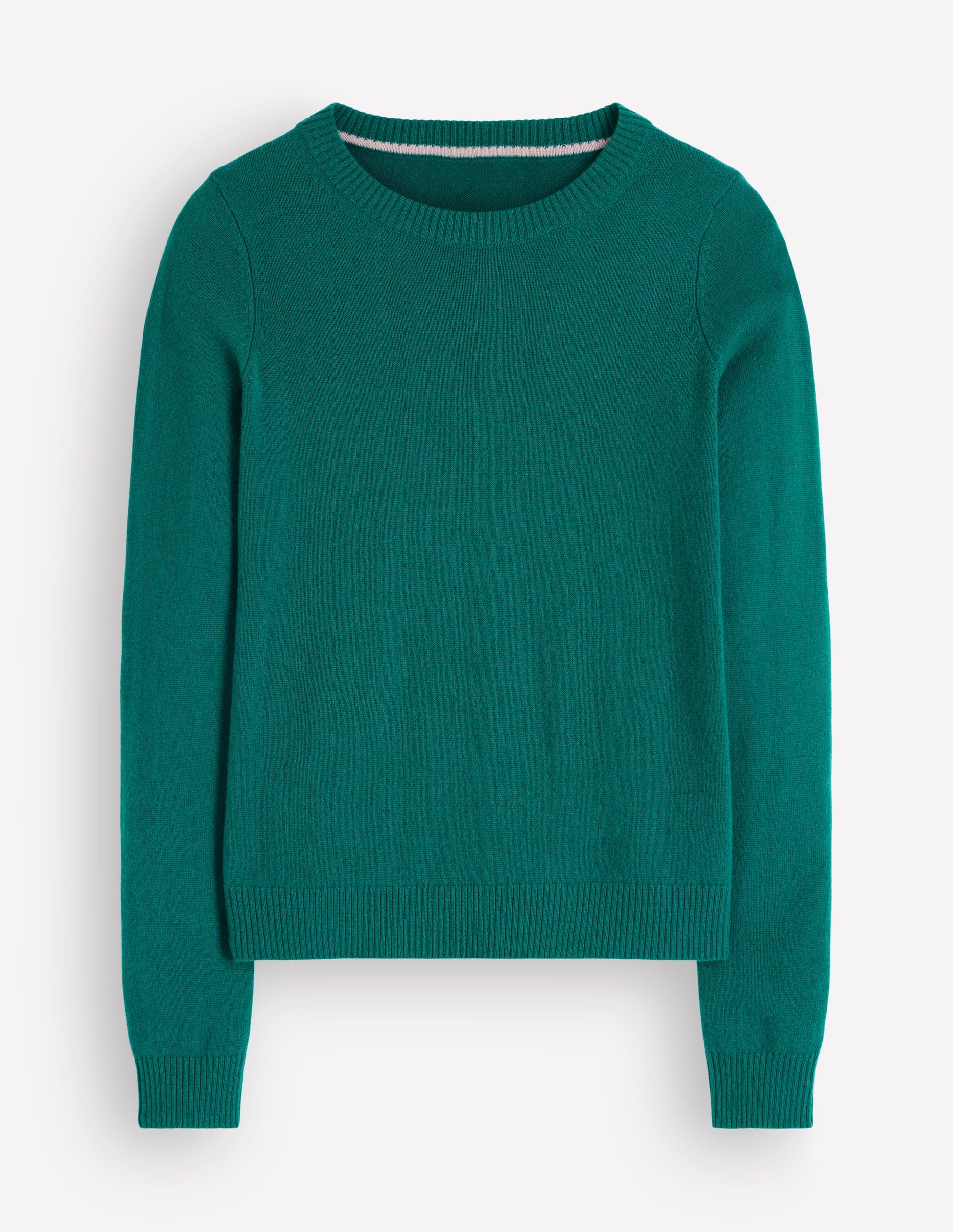 Elsie Cashmere Crew Sweater-Deep Sea Depths-6