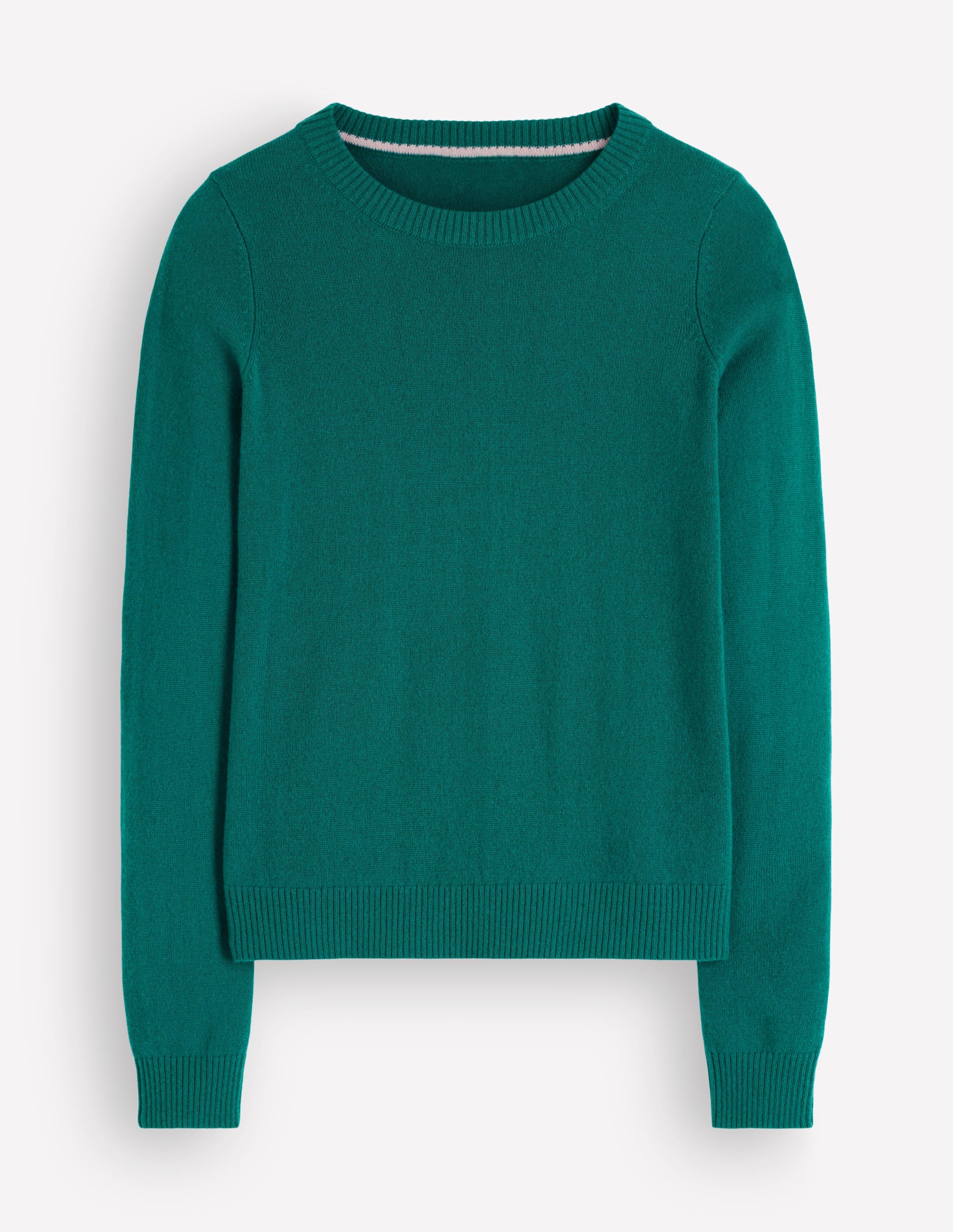 Elsie Cashmere Crew Sweater-Deep Sea Depths - Image 6