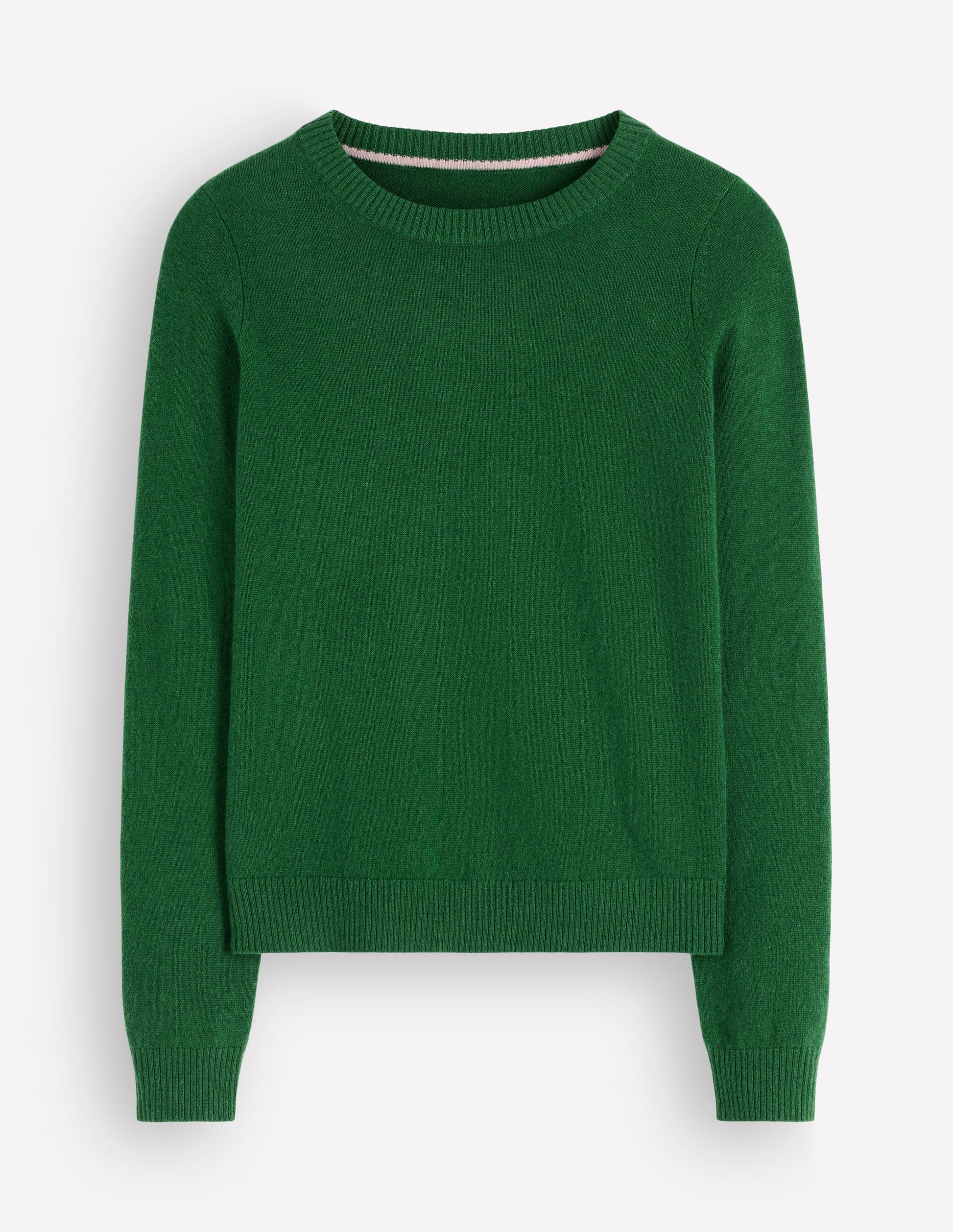 Elsie Cashmere Crew Sweater-Fresh Green-4