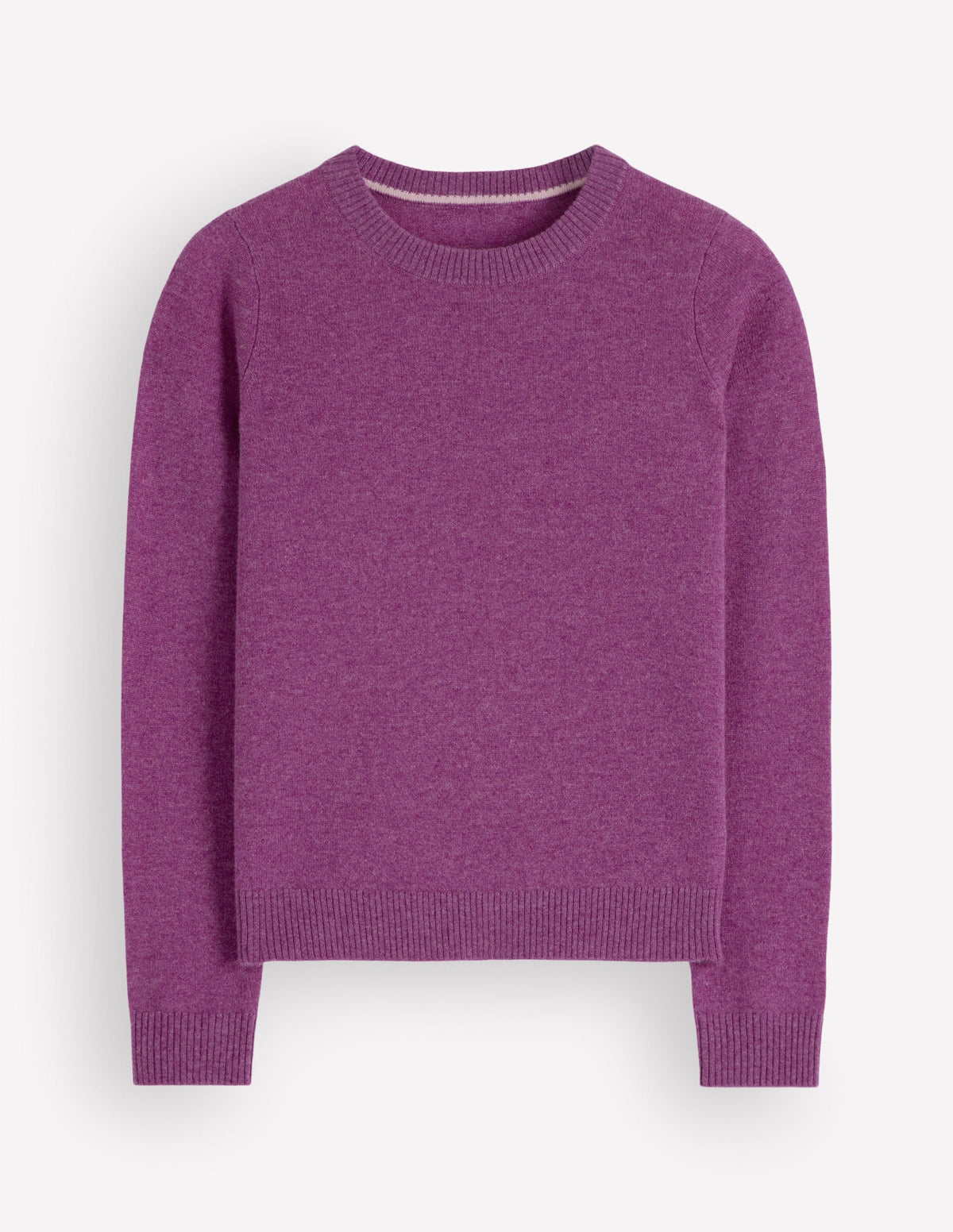 Elsie Cashmere Crew Sweater-Regal Purple-5