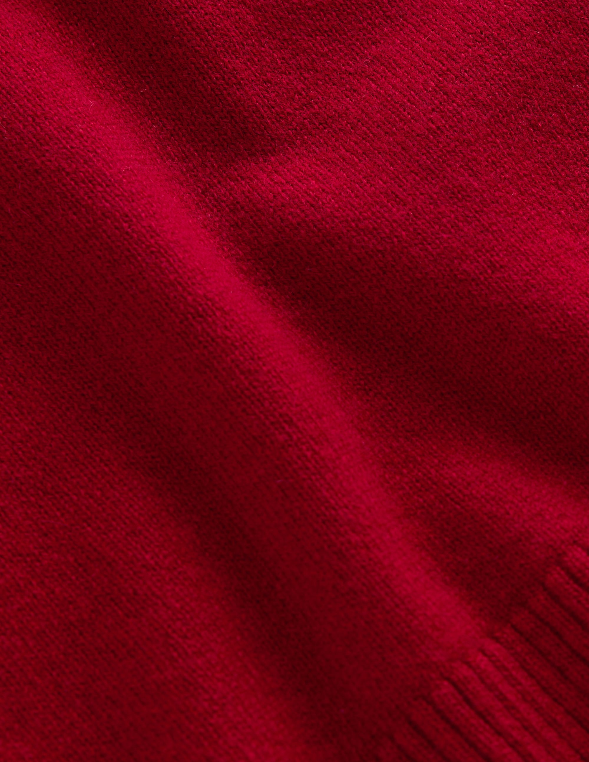 Elsie Cashmere Crew Sweater-Poppy Red - Image 7