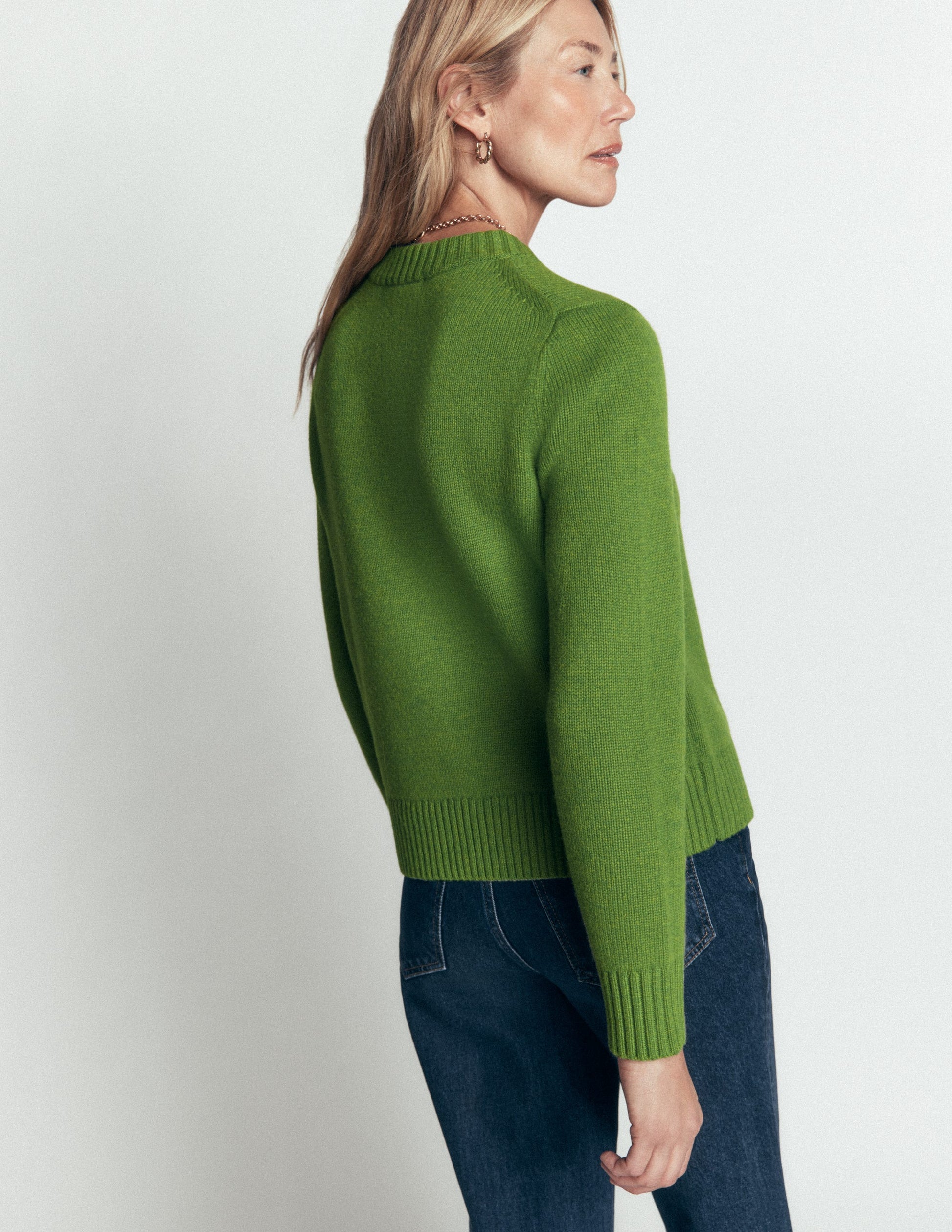 Marta Merino Wool Crew Sweater-Juicy Apple-3