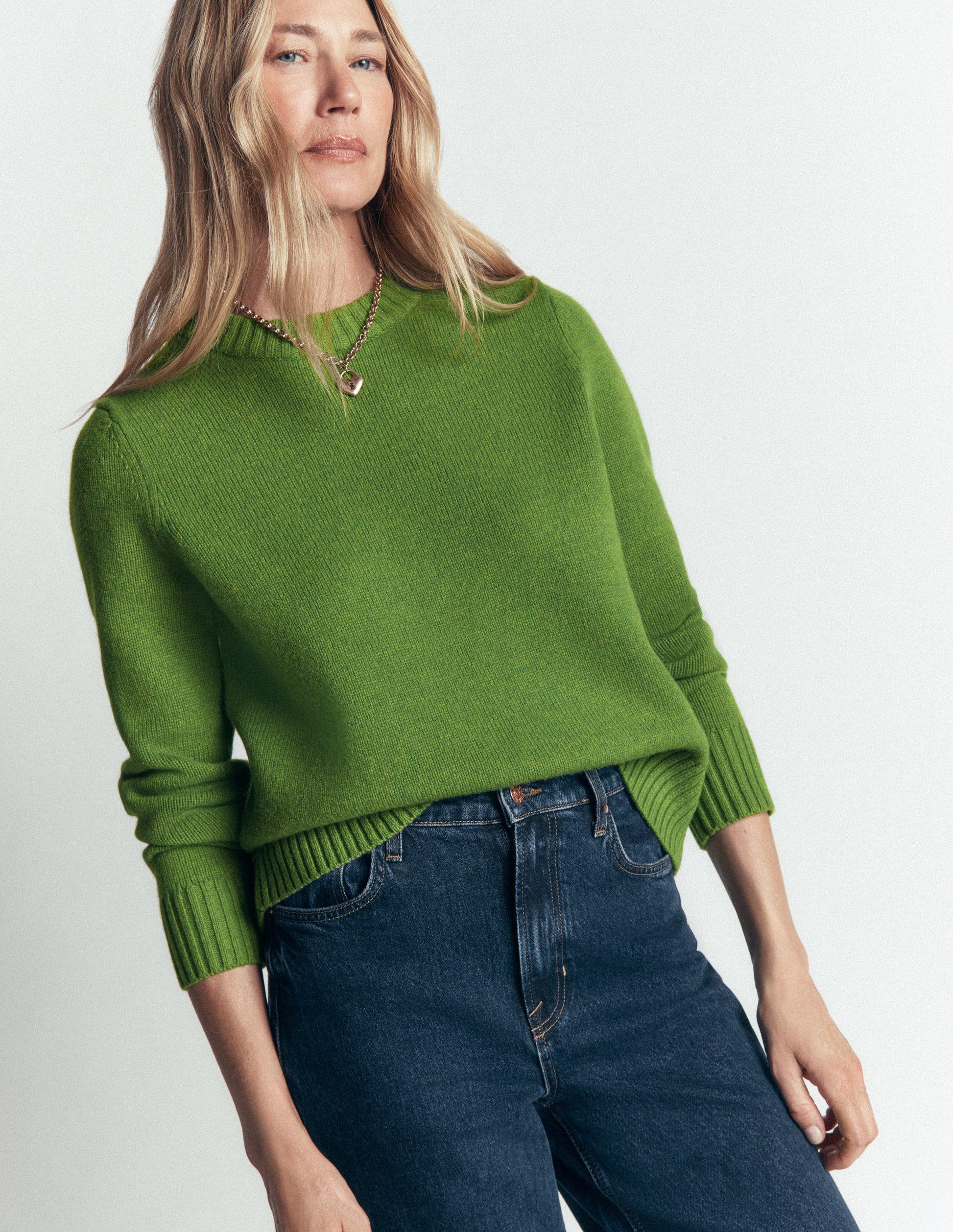 Marta Merino Wool Crew Sweater-Juicy Apple-4