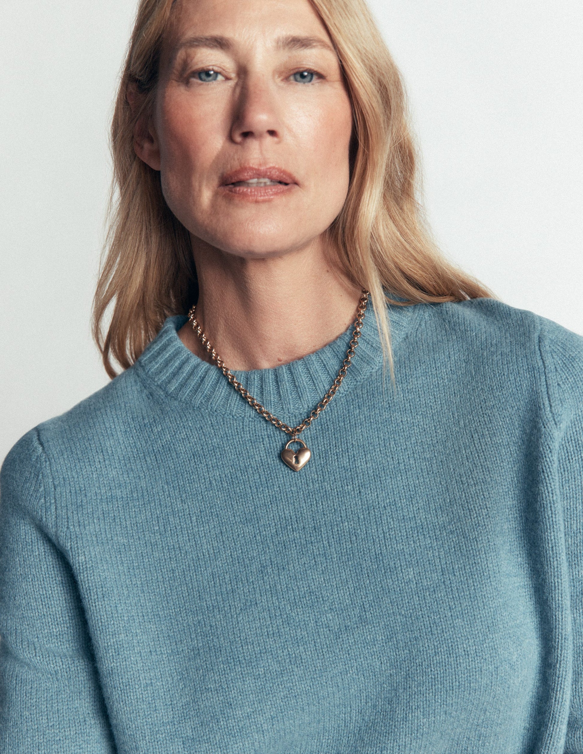 Marta Merino Wool Crew Sweater-Blue Aura-2