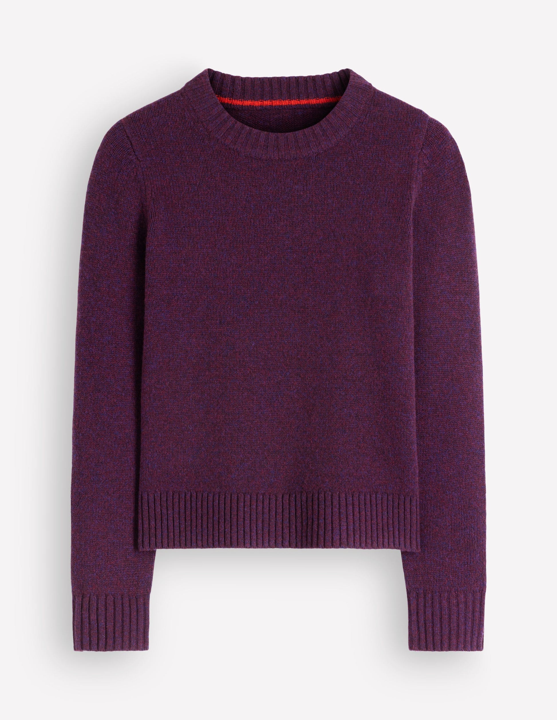 Marta Merino Wool Crew Sweater-Potent Purple-6