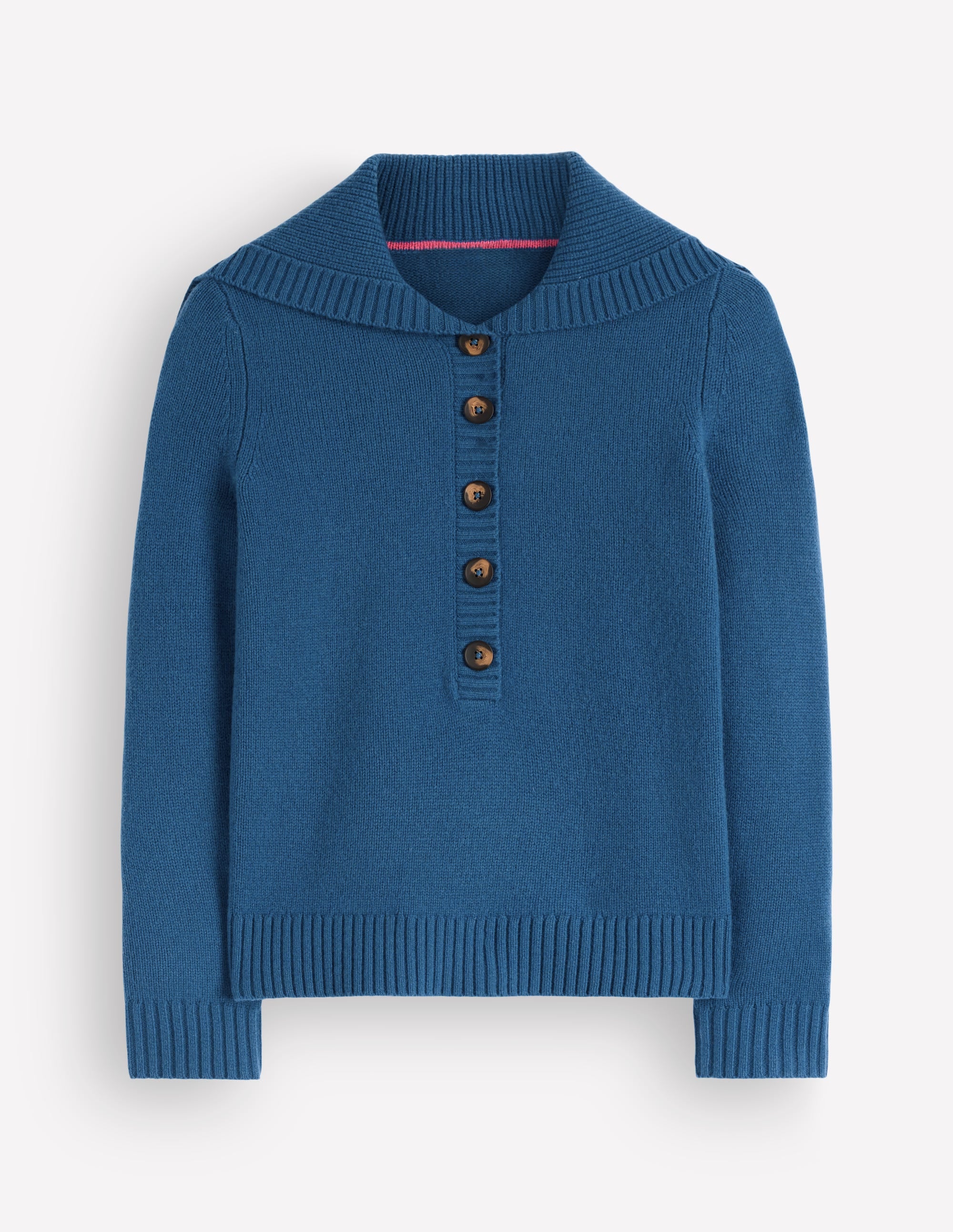 Marta Merino Wool Sailor Top-Delft Blue - Image 6