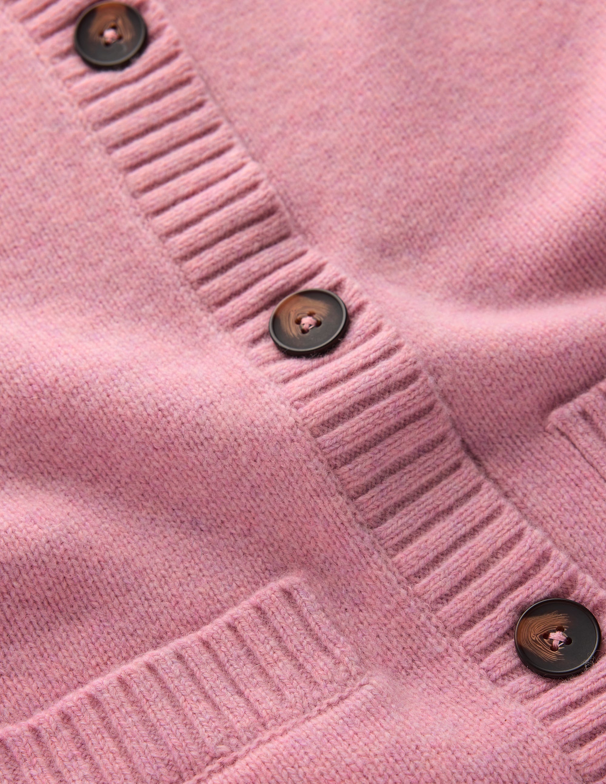 Marta Merino Wool Cardigan-Spring Blossom Pink - Image 7