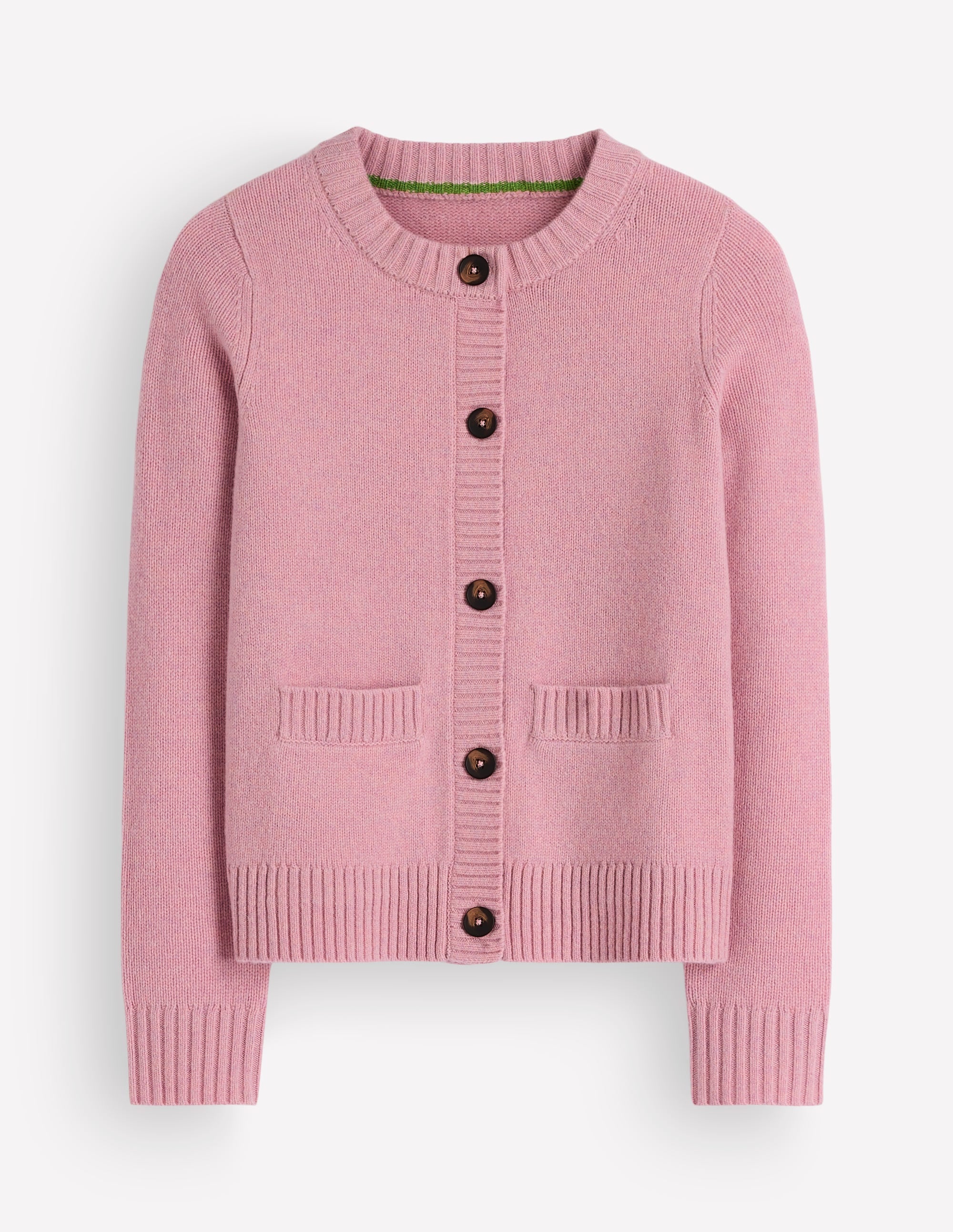 Marta Merino Wool Cardigan-Spring Blossom Pink - Image 6