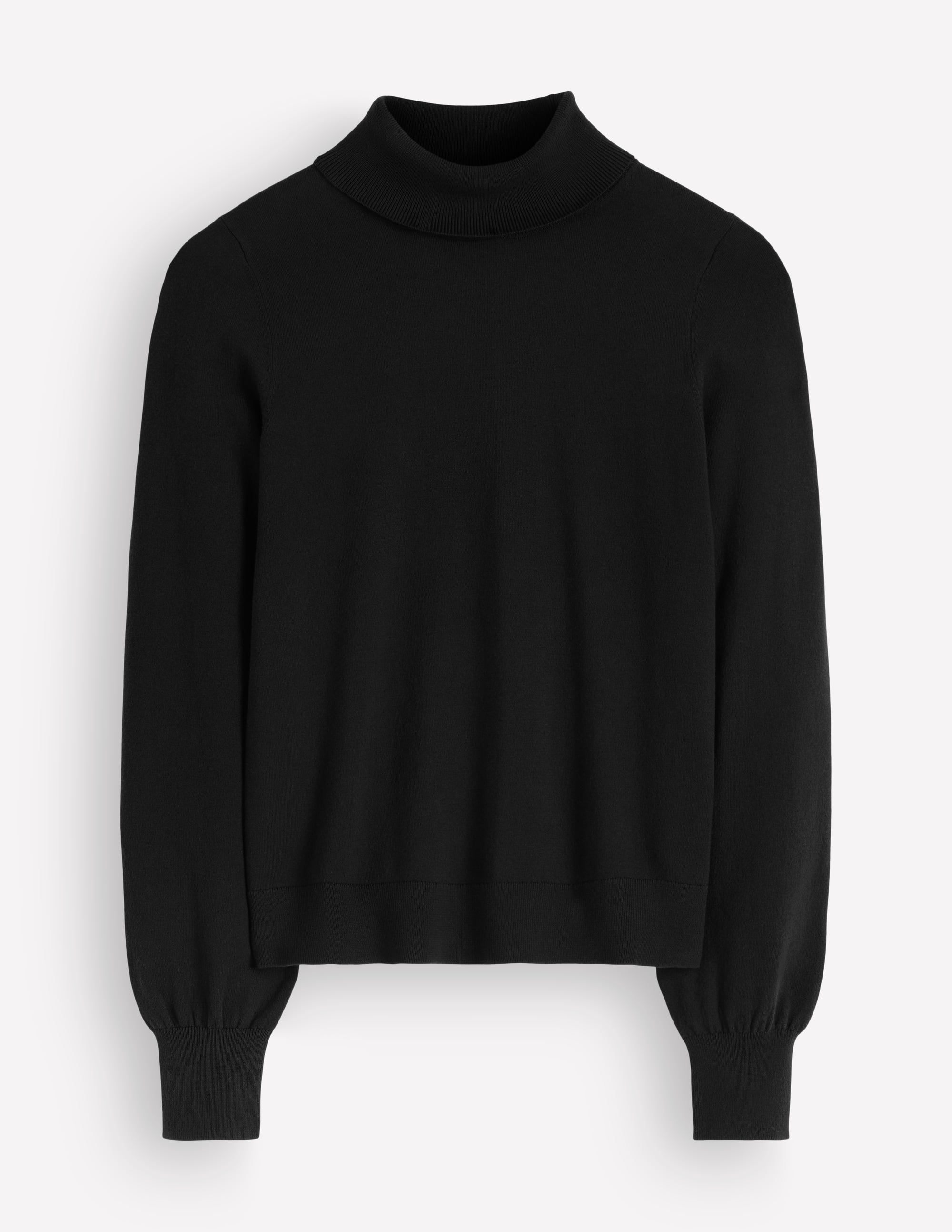 Camilla Roll Neck Sweater-Black - Image 5
