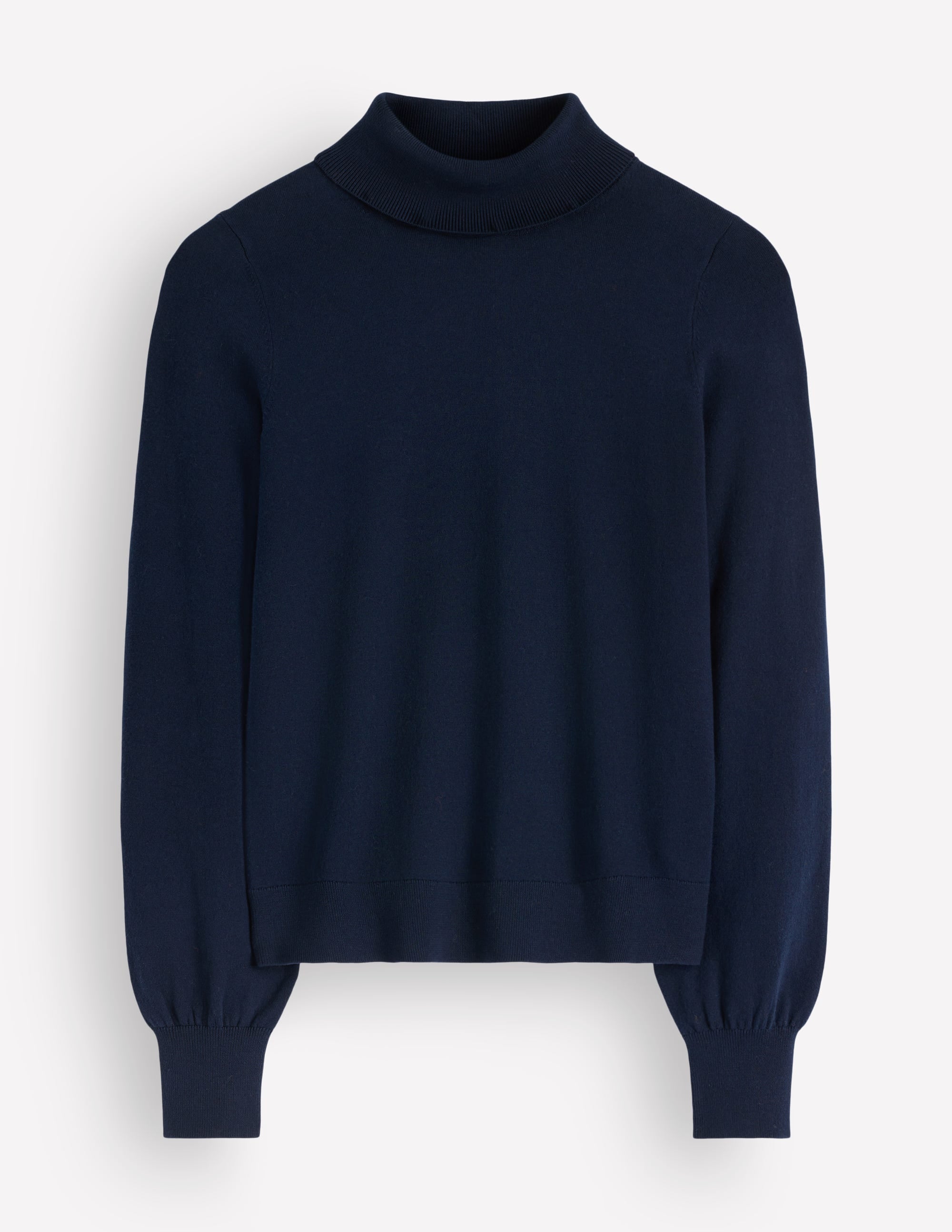 Camilla Roll Neck Sweater-Navy - Image 6
