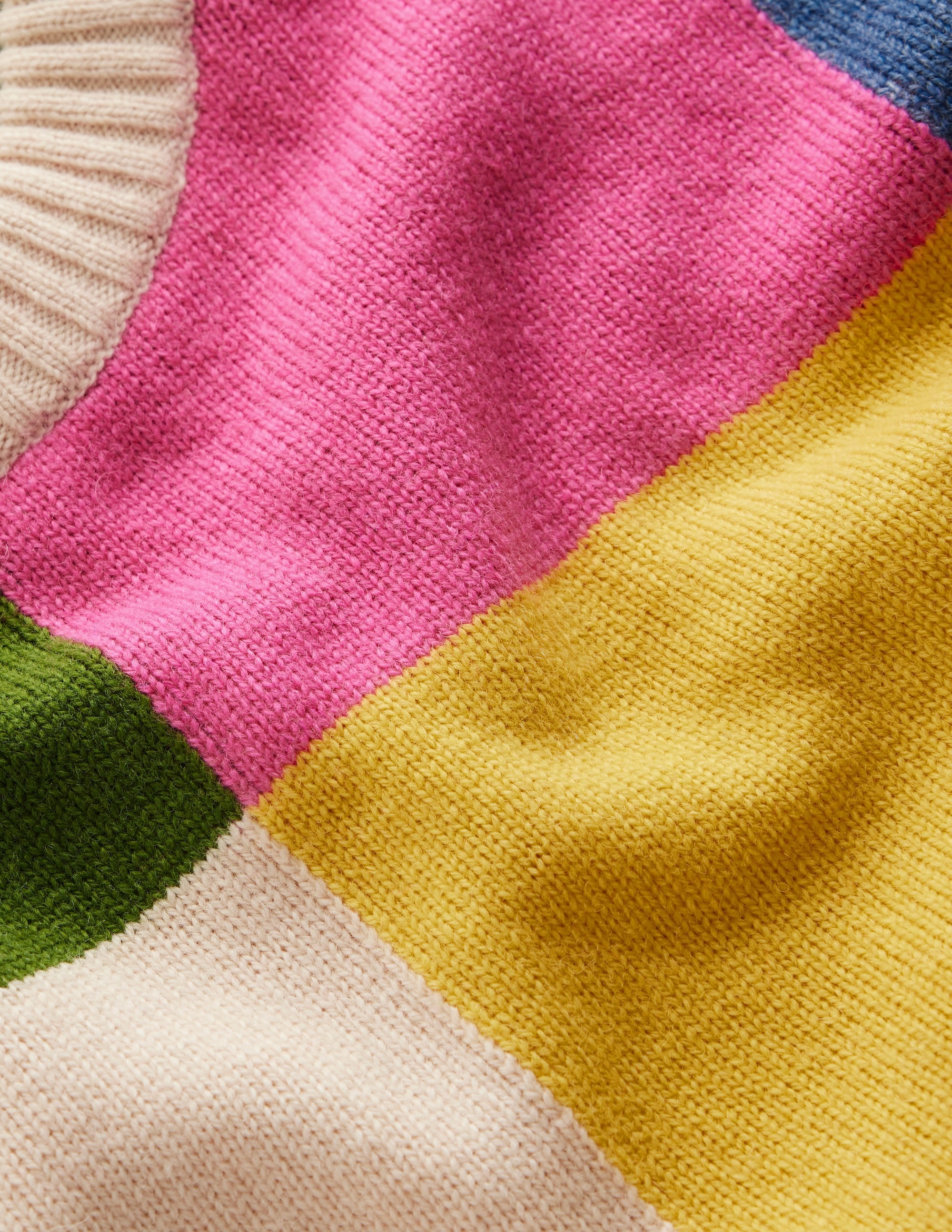 Ariadne Wool Blend Sweater-Multi Gingham - Image 8