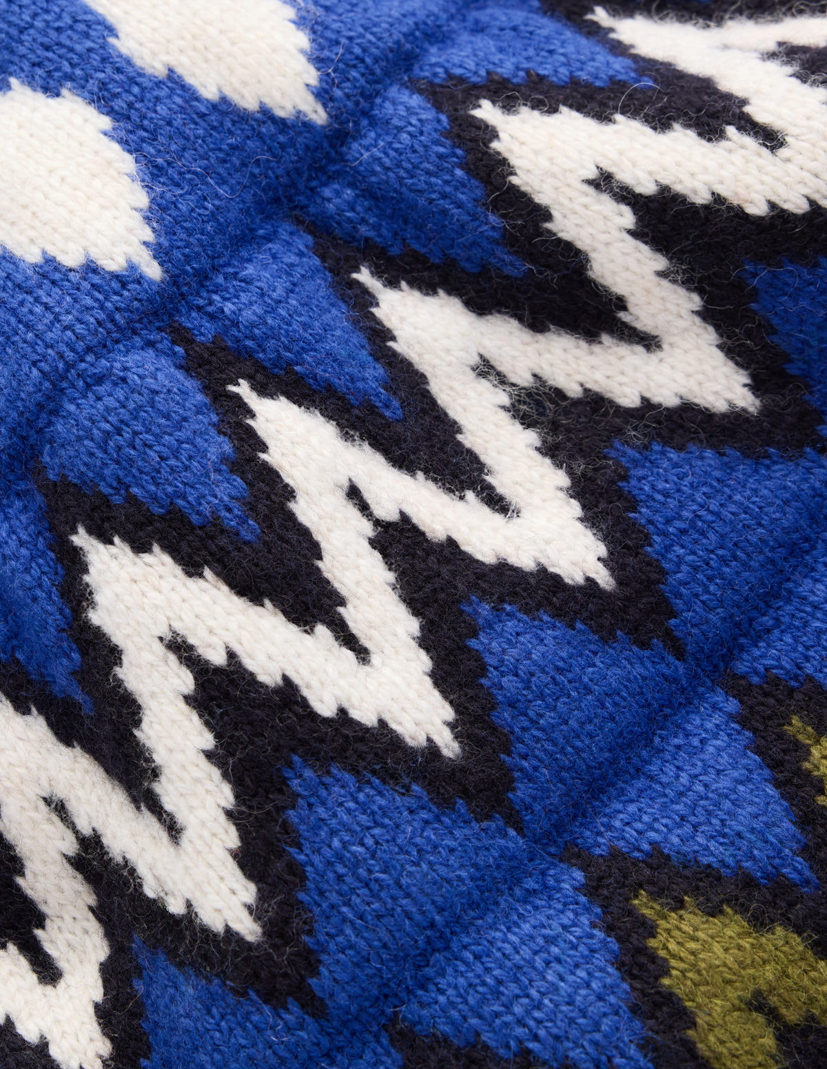 Mae Fair Isle Knitted Sweater-Blue, Fair Isle - Image 7