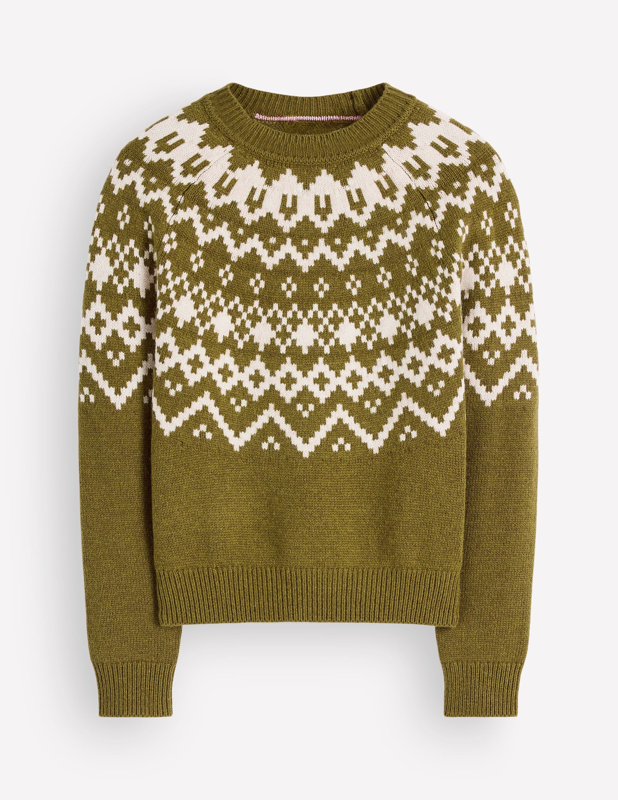 Mae Fair Isle Knitted Sweater-Cross Country - Image 8