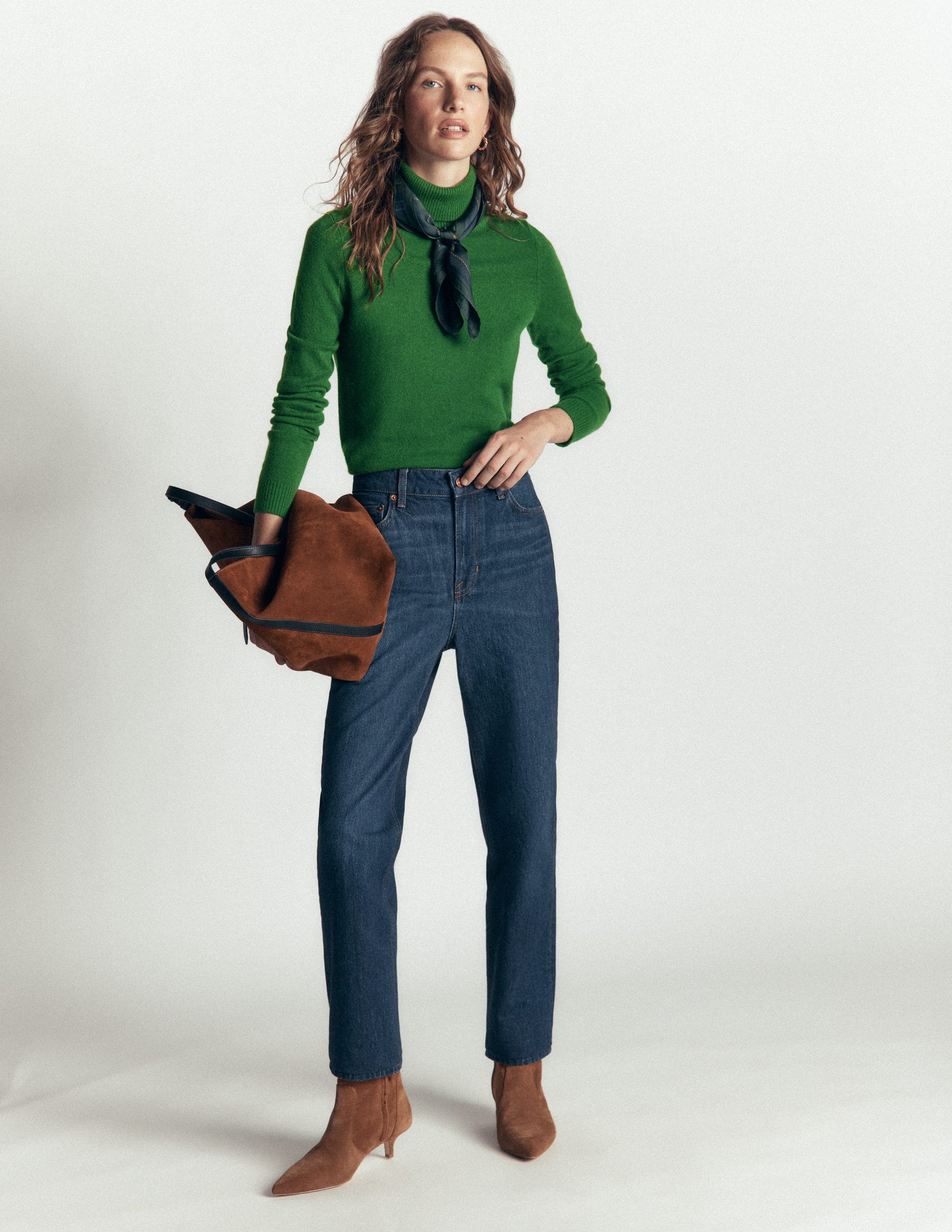 Elsie Cashmere Roll Neck-Fresh Green-4