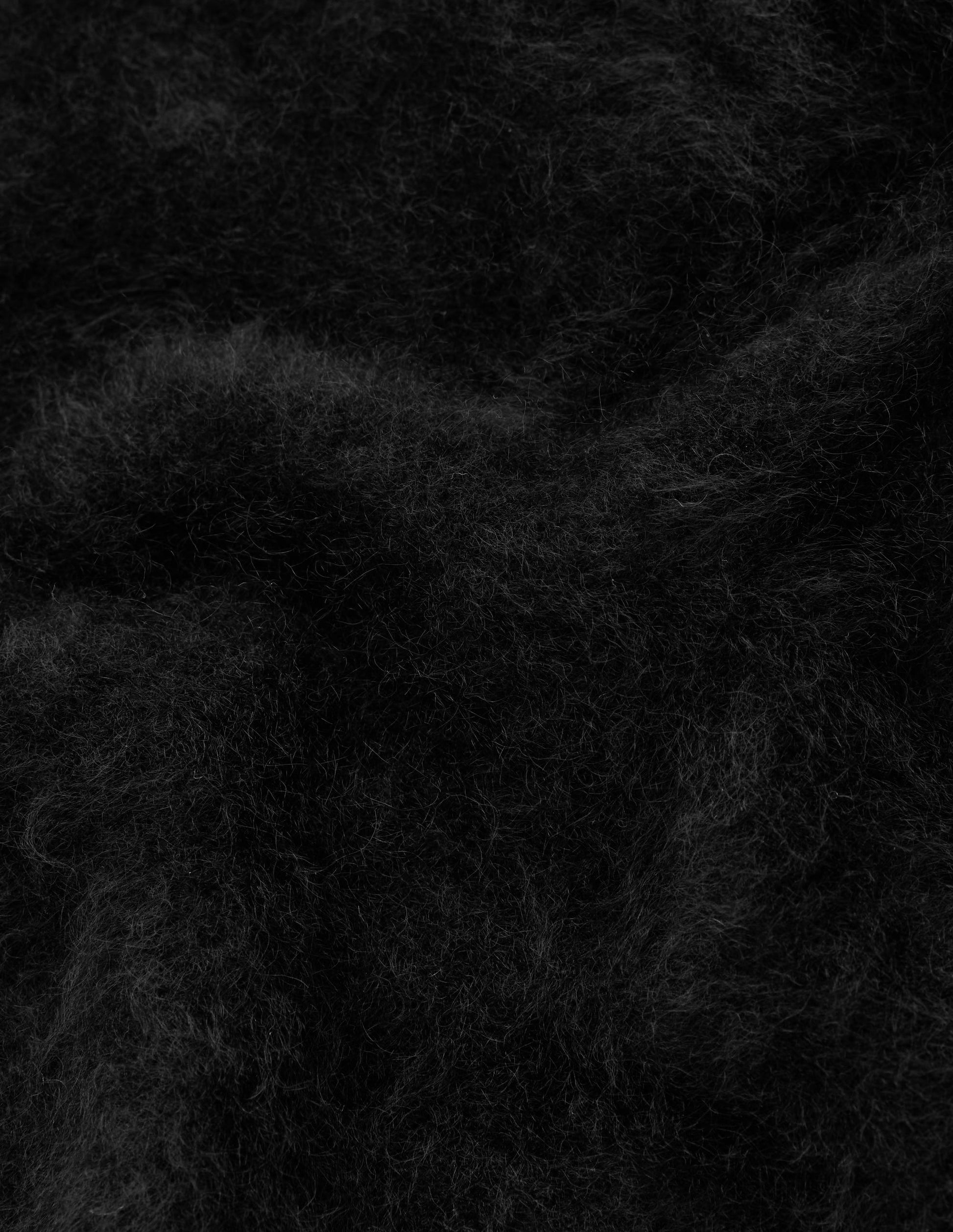 Kat Brushed Cashmere T-shirt-Black-6
