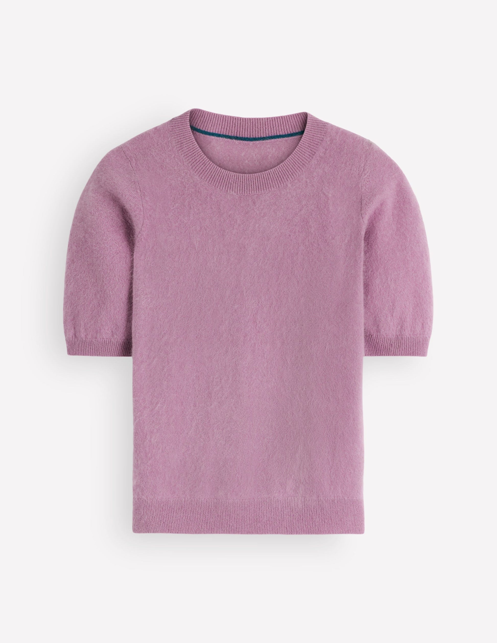 Kat Brushed Cashmere T-shirt-Soft Lavendar-6