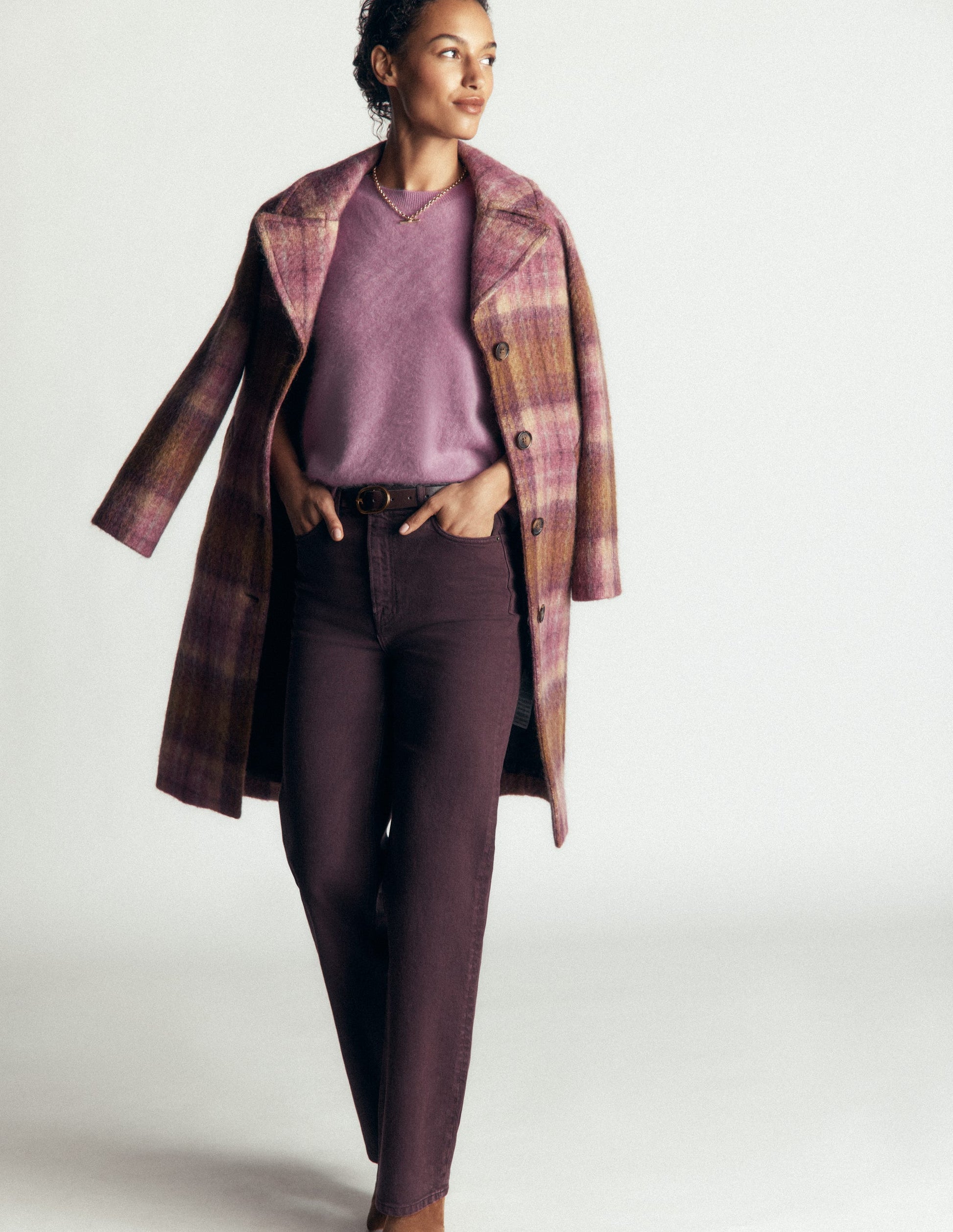 Kat Brushed Cashmere T-shirt-Soft Lavendar-4