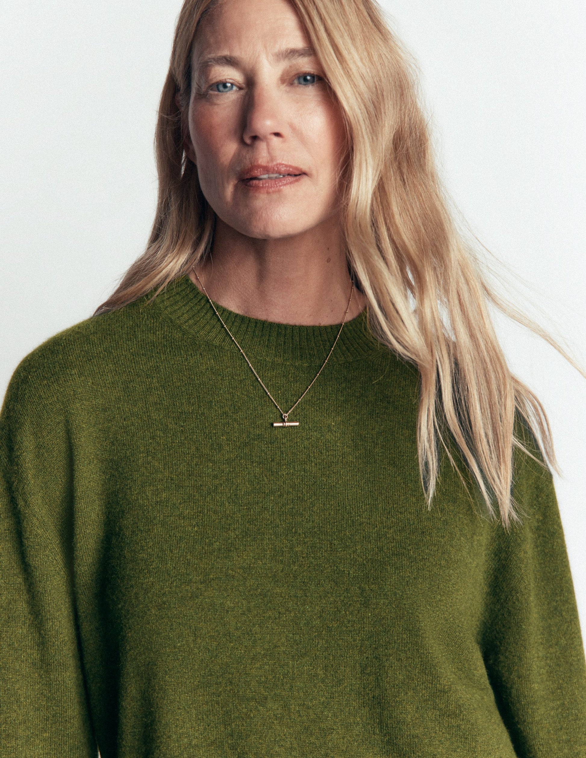 Fay Cashmere Crew Neck Sweater-Dark Courtyard melange-2