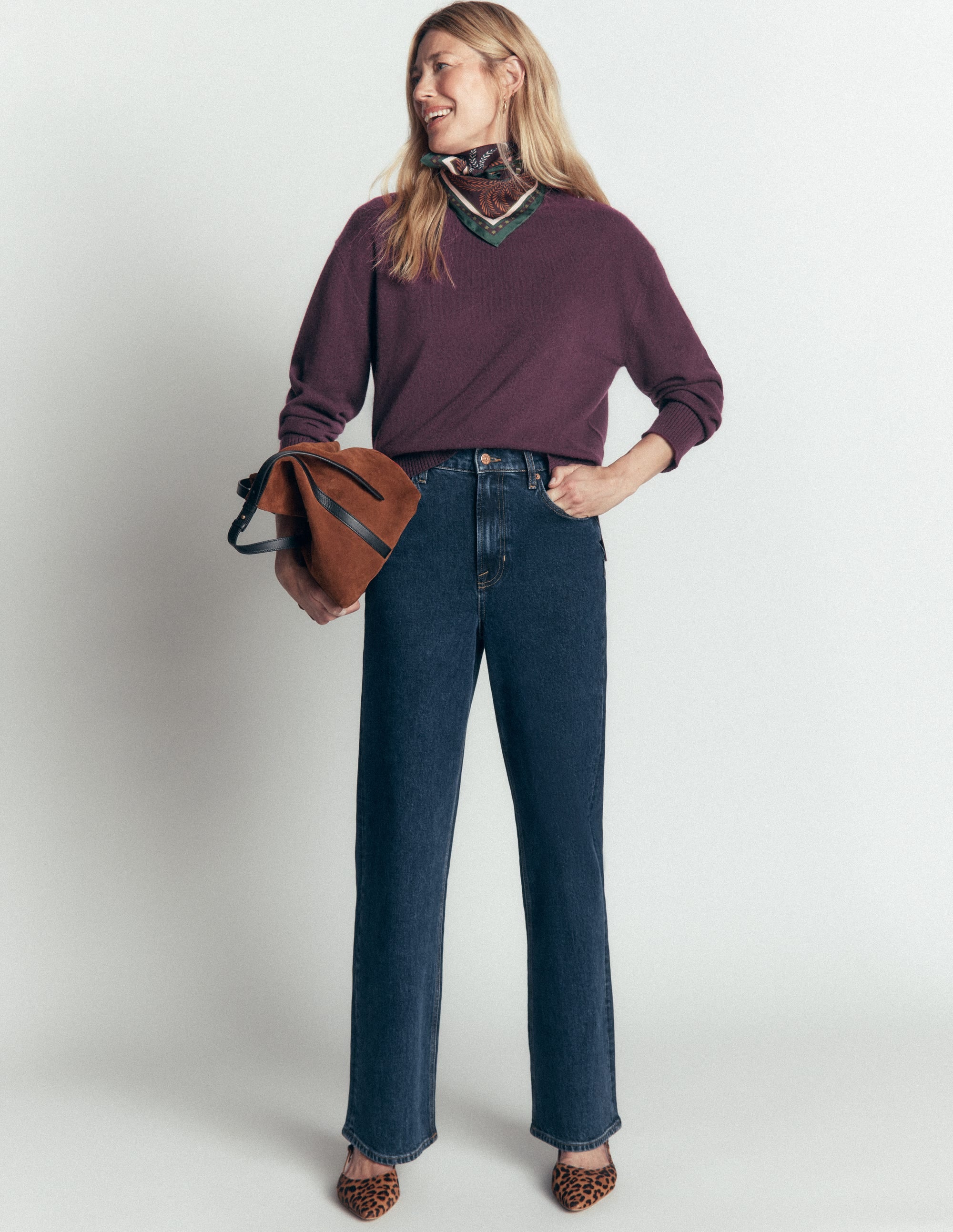Fay Cashmere Crew Neck Sweater-Winetasting - Image 5