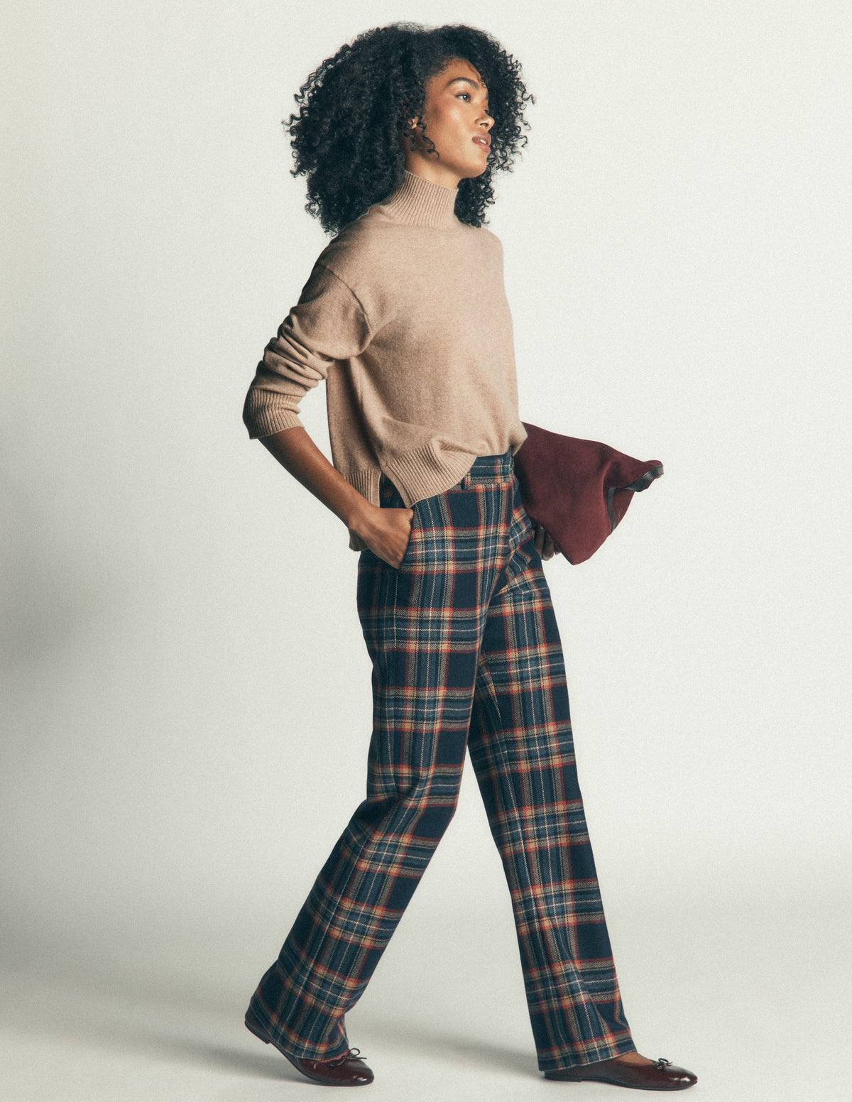 Fay High Neck Cashmere Sweater-Chinchilla Melange - Image 4