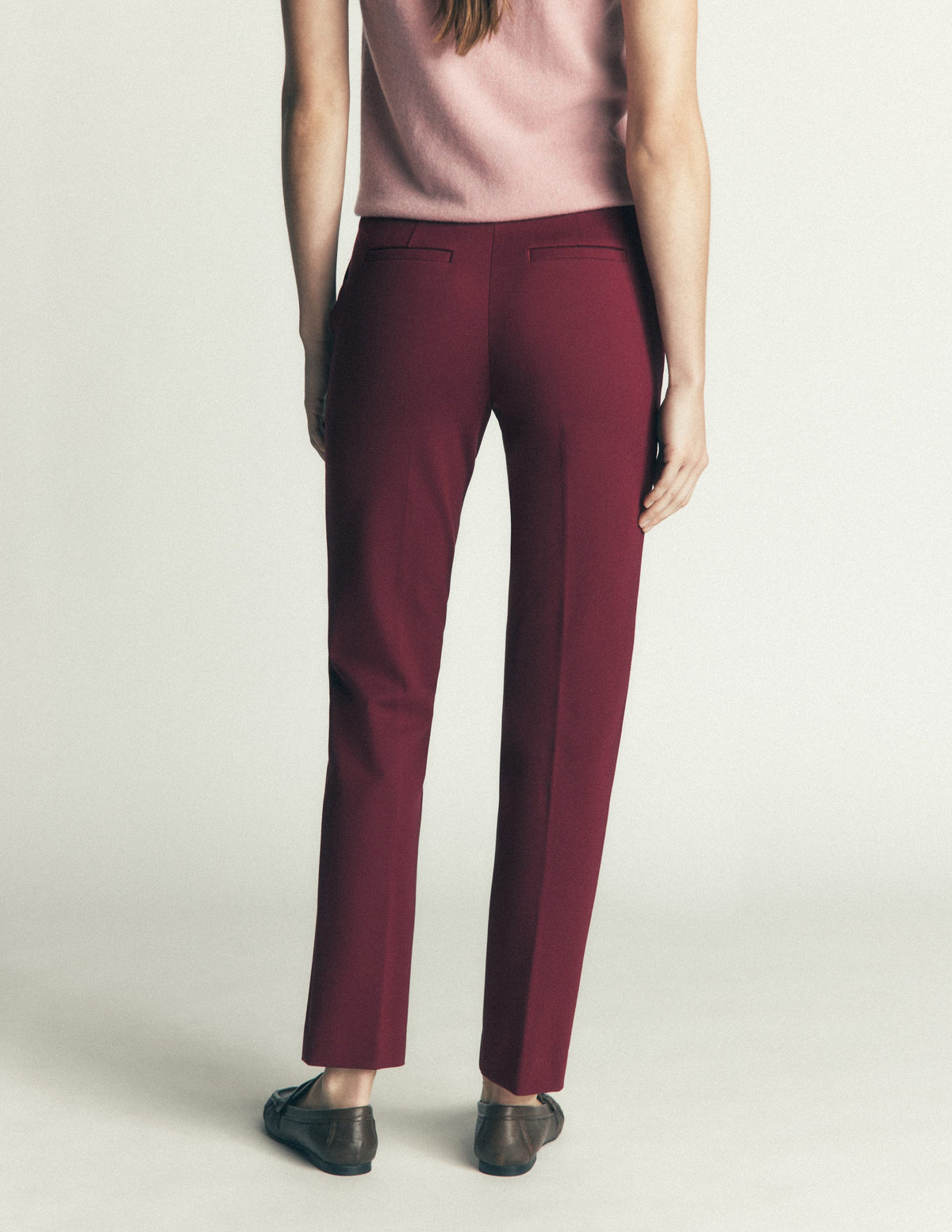 Highgate Ponte Pants-Deep Wisteria - Image 3