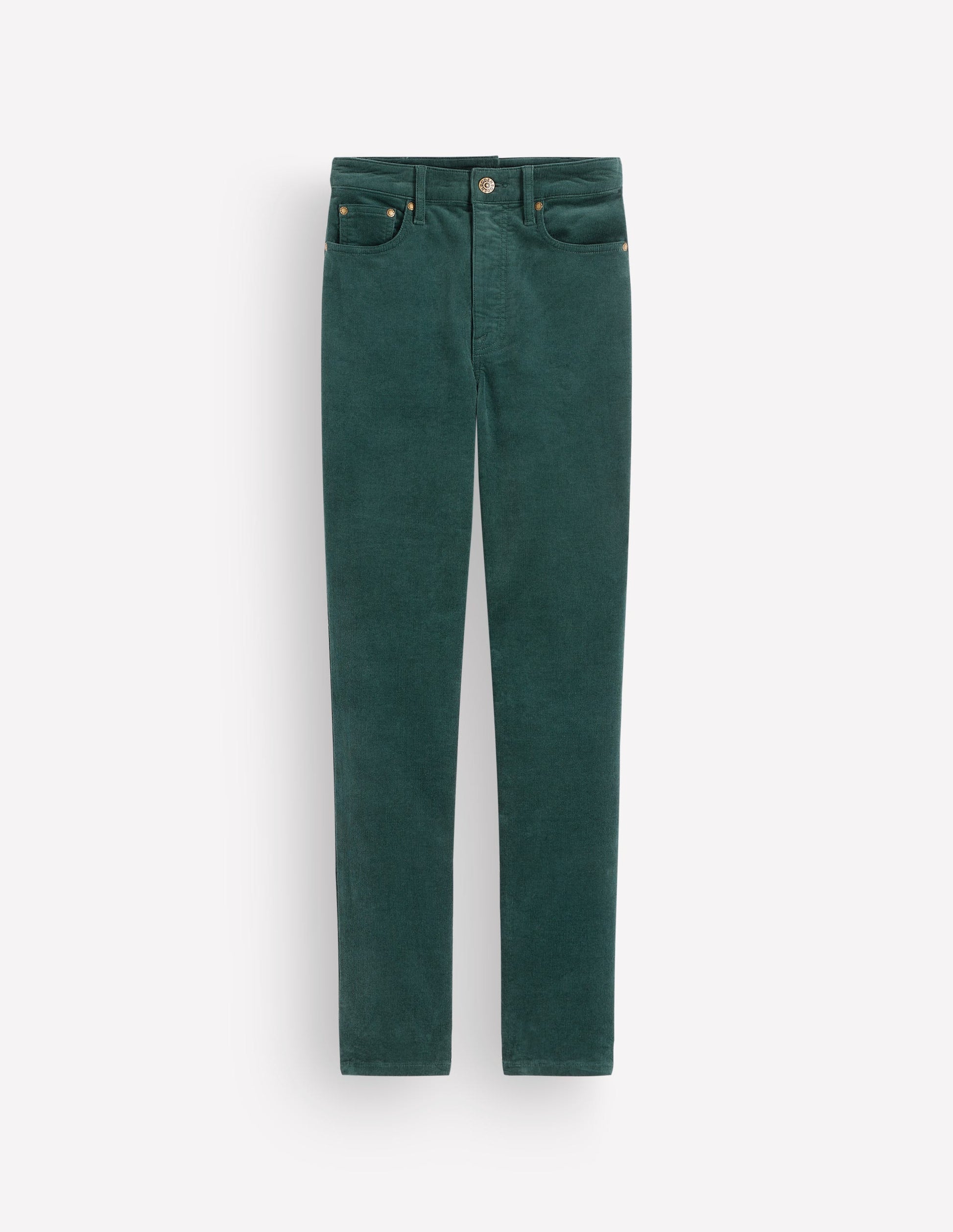 High Rise Cord Slim Jeans-Sea Moss-6