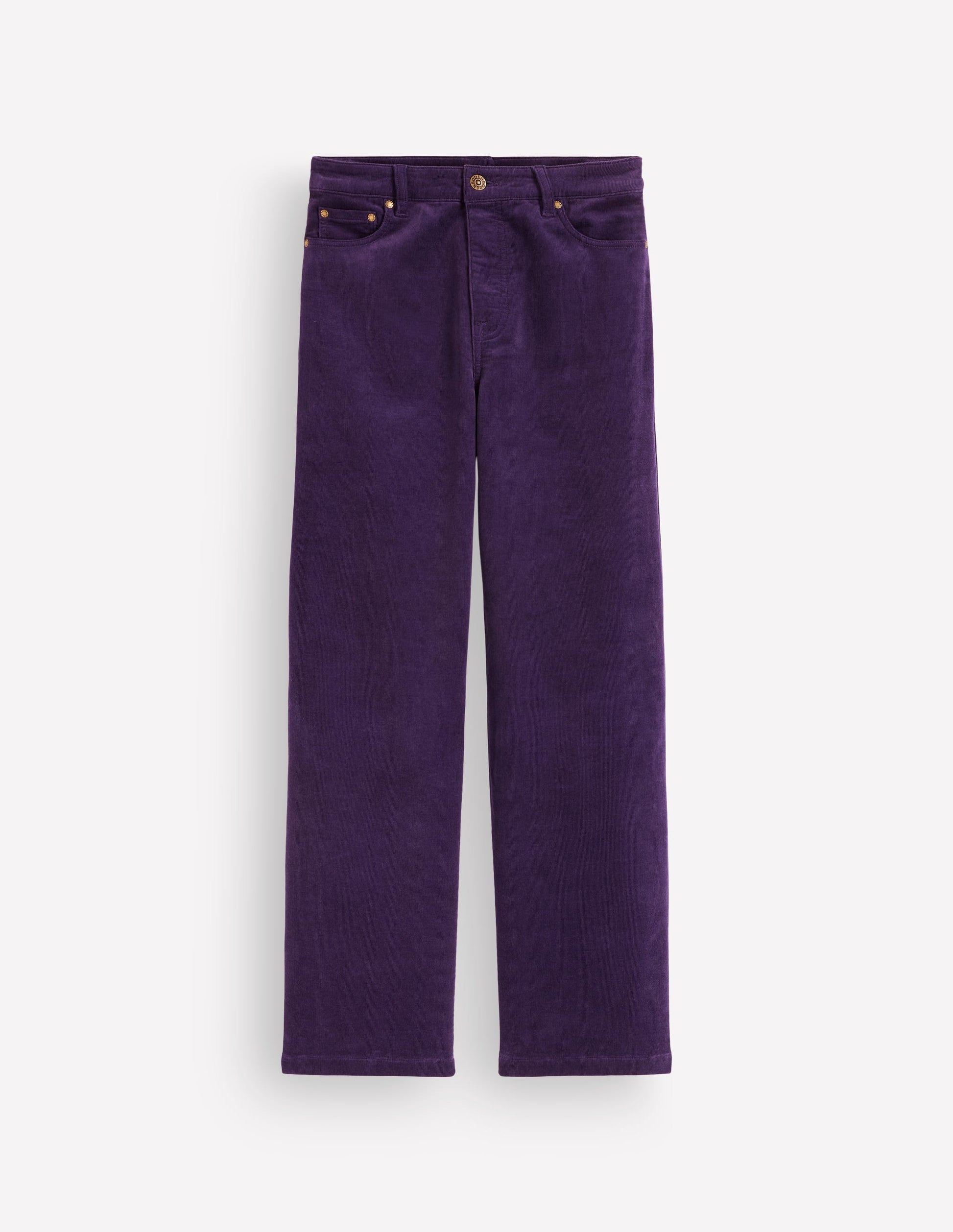 5-Pocket Cord Column Jeans-Gothic Grape-6