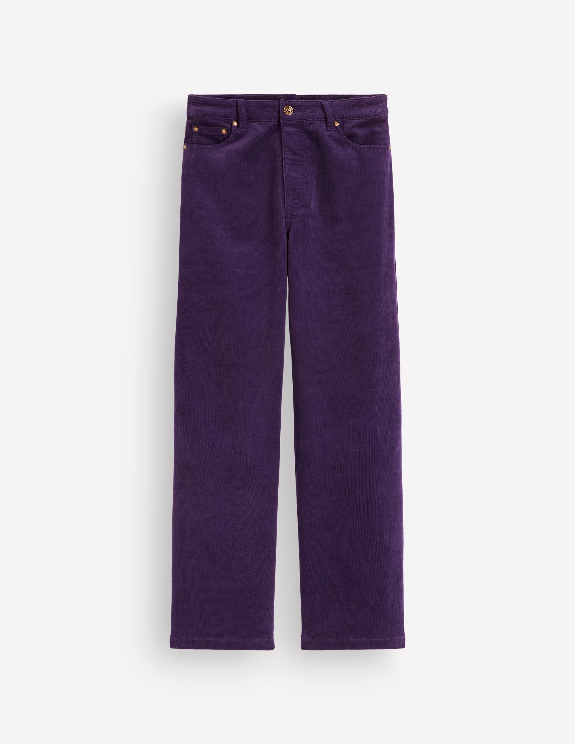 5-Pocket Cord Column Jeans-Gothic Grape - Image 6