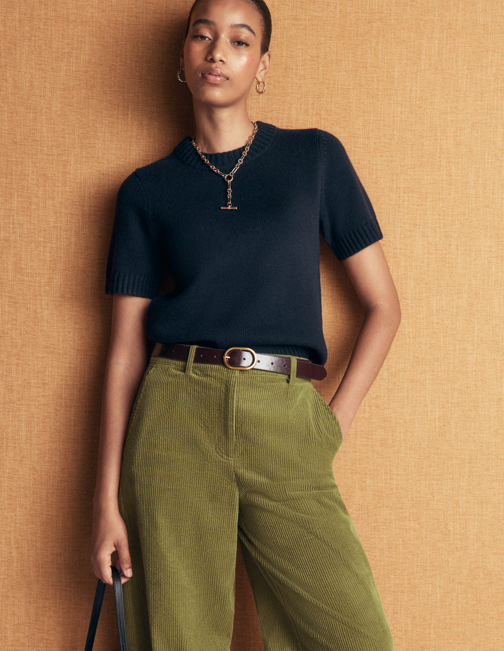 Belgravia Chunky Cord Pants-Cardamon Seed - Image 5