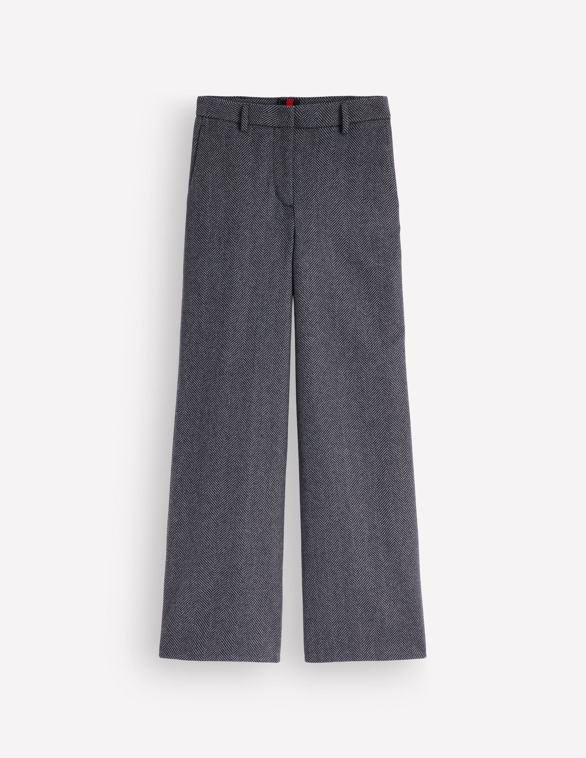 Belgravia Wool Blend Pants-Blue Herringbone-8