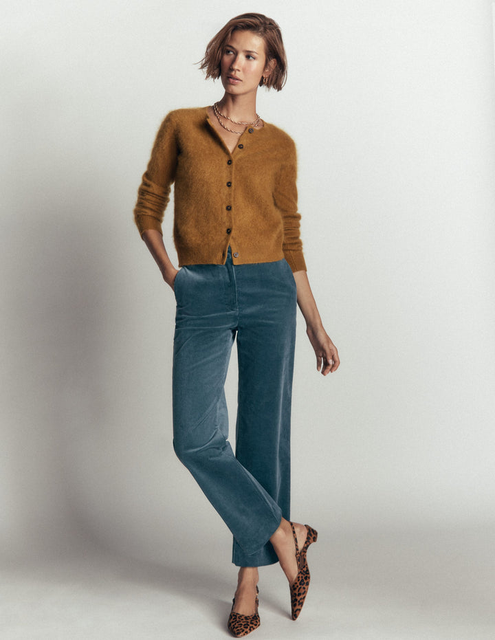 Canonbury Cord Pants-Storm Blue