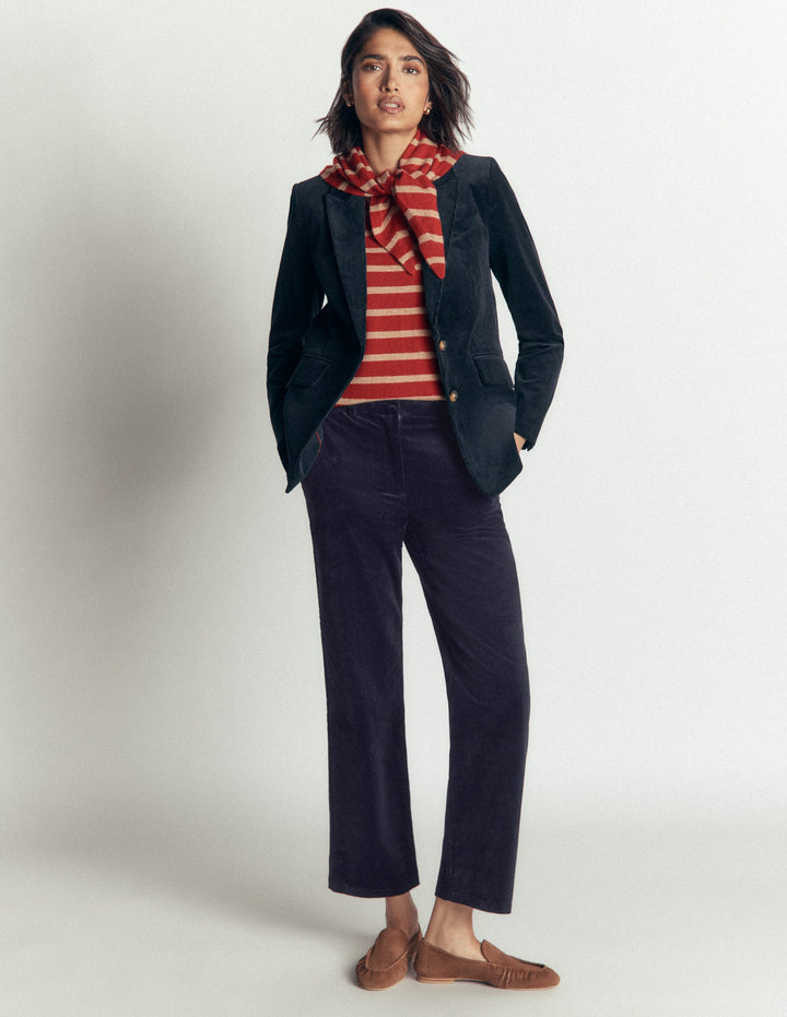 Canonbury Cord Pants-Navy